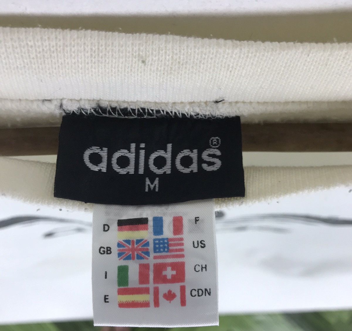 Adidas Vintage 90’s Adidas Sweatshirt Adidas Trefoil Big Logo Size US M / EU 48-50 / 2 - 3 Thumbnail