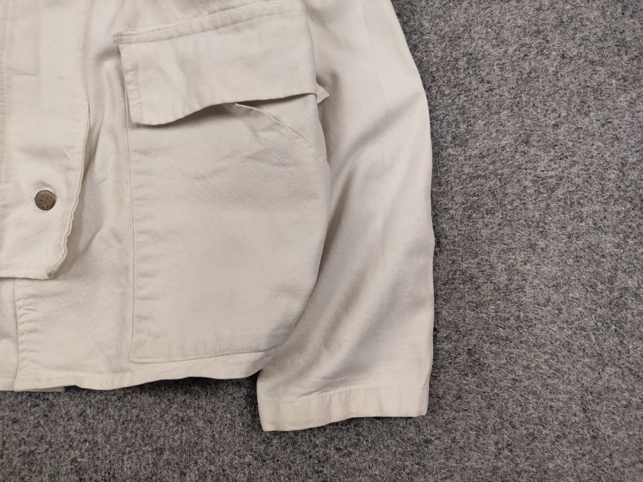 Cowboy Equipment Vintage The Wear Of The West USA White Canvas Jacket Size US L / EU 52-54 / 3 - 10 Thumbnail