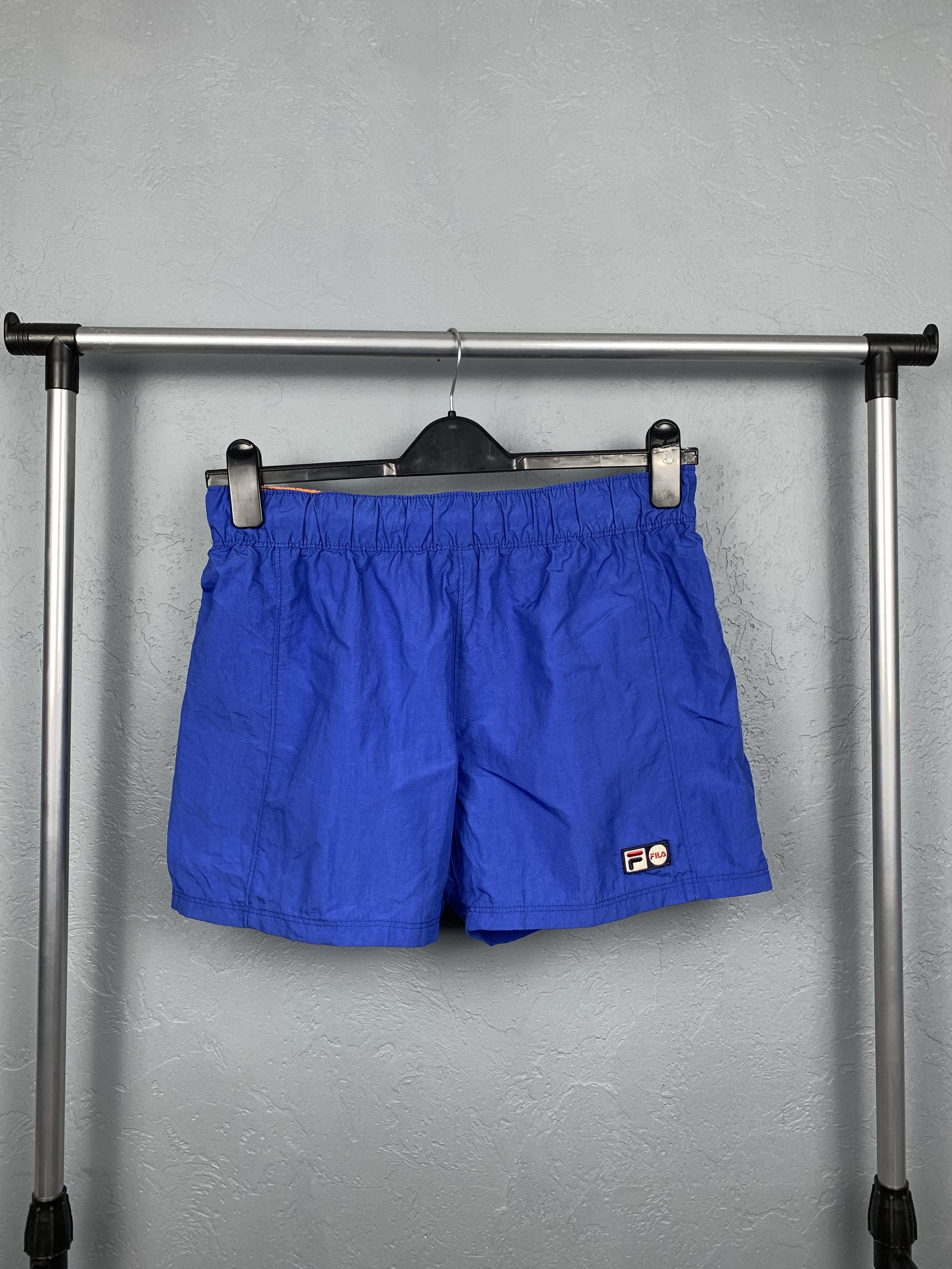 Fila Fila White Line Vintage Nylon Shorts Size US 32 / EU 48 - 1 Thumbnail