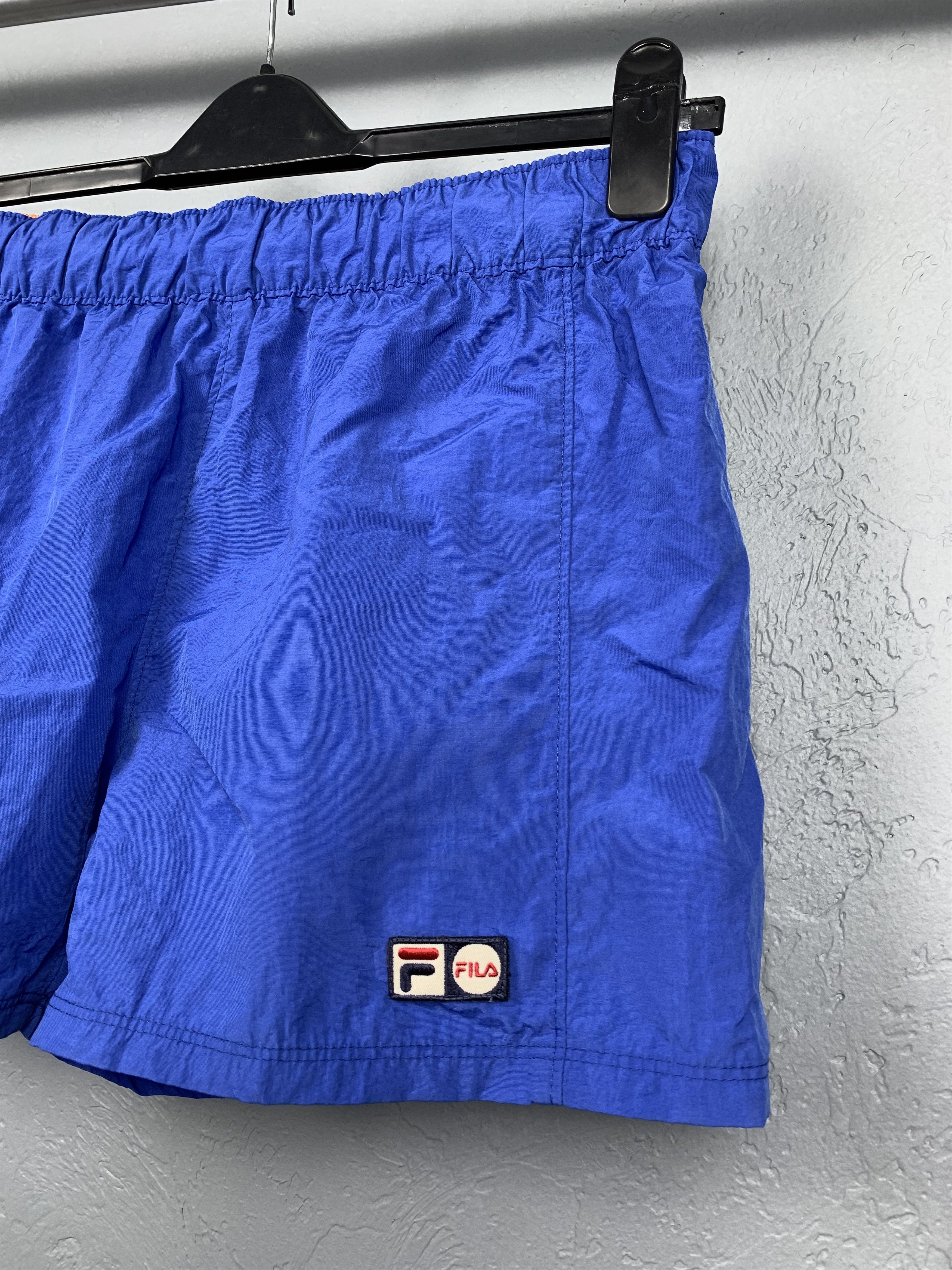 Fila Fila White Line Vintage Nylon Shorts Size US 32 / EU 48 - 2 Thumbnail