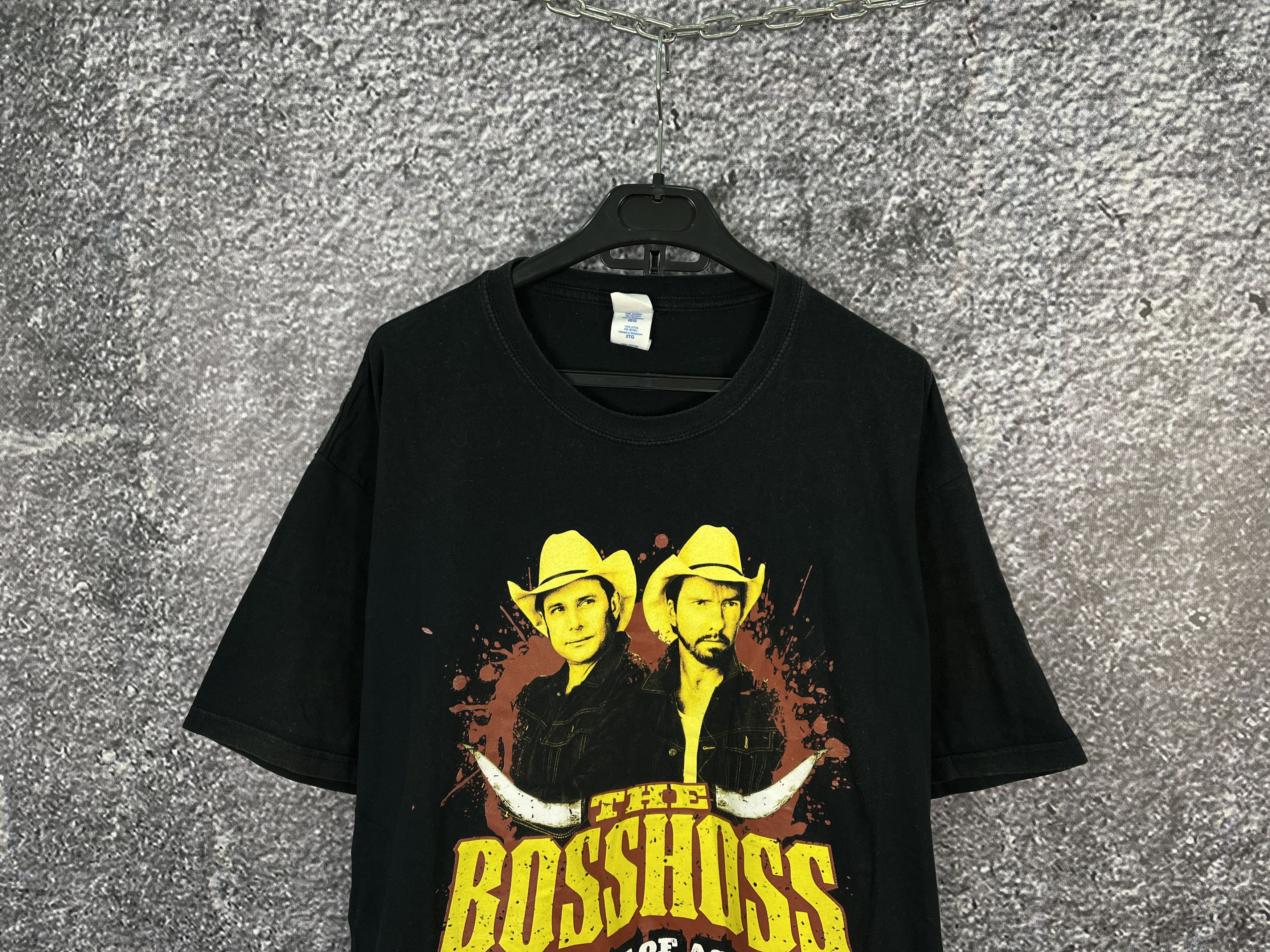 Vintage The Bosshoss Liberty Of Action T-Shirt Vintage Band Rock 2XL Size US XXL / EU 58 / 5 - 2 Thumbnail