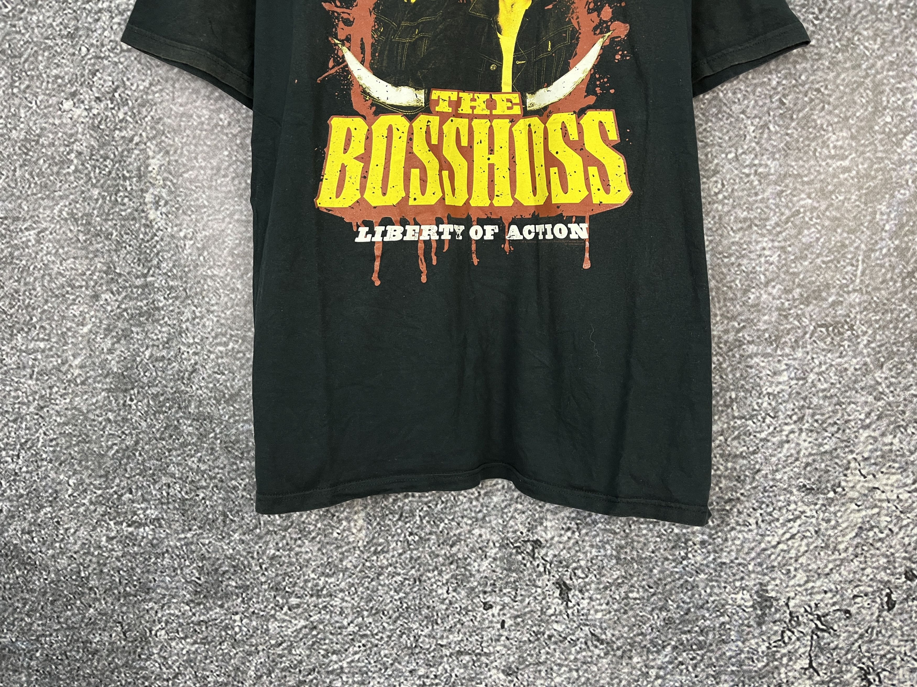 Vintage The Bosshoss Liberty Of Action T-Shirt Vintage Band Rock 2XL Size US XXL / EU 58 / 5 - 3 Thumbnail