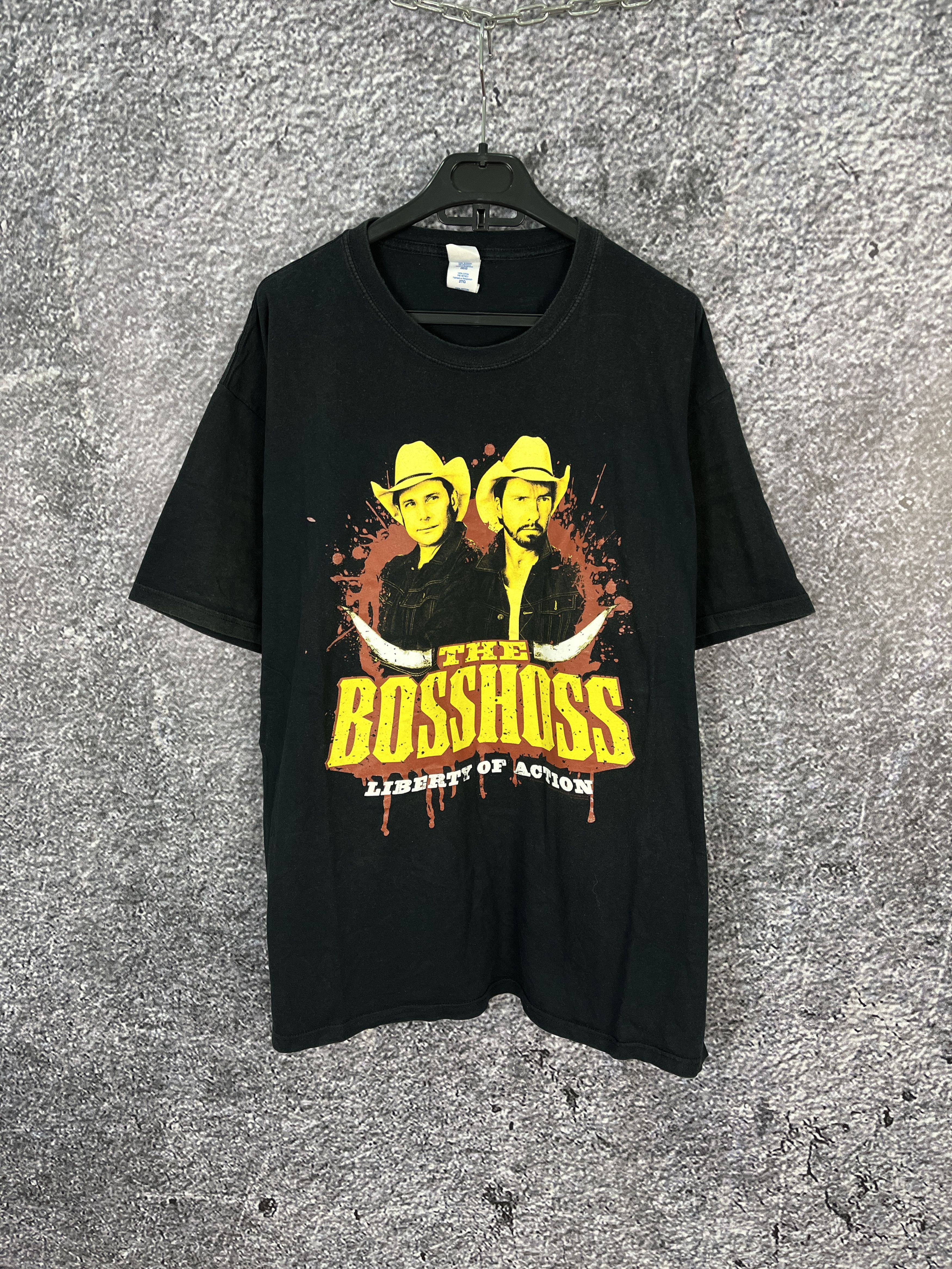 Vintage The Bosshoss Liberty Of Action T-Shirt Vintage Band Rock 2XL Size US XXL / EU 58 / 5 - 1 Thumbnail