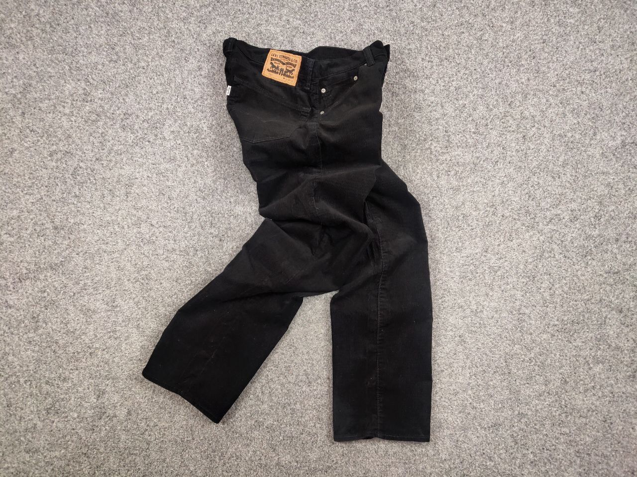 Levi's Vintage 90's Levi’s 751 Corduroy Black Trousers Pants Size US 32 / EU 48 - 15 Thumbnail