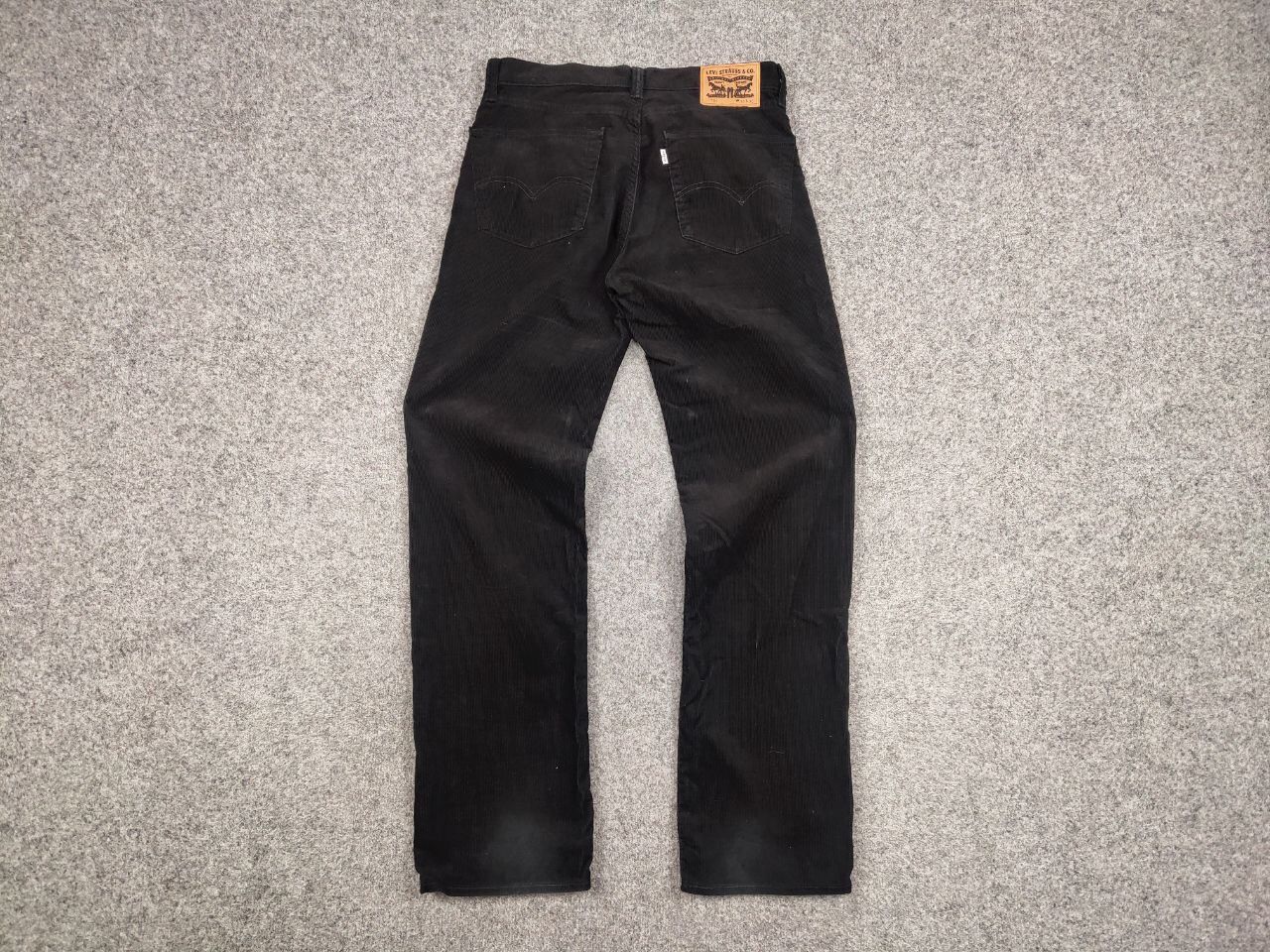 Levi's Vintage 90's Levi’s 751 Corduroy Black Trousers Pants Size US 32 / EU 48 - 12 Thumbnail
