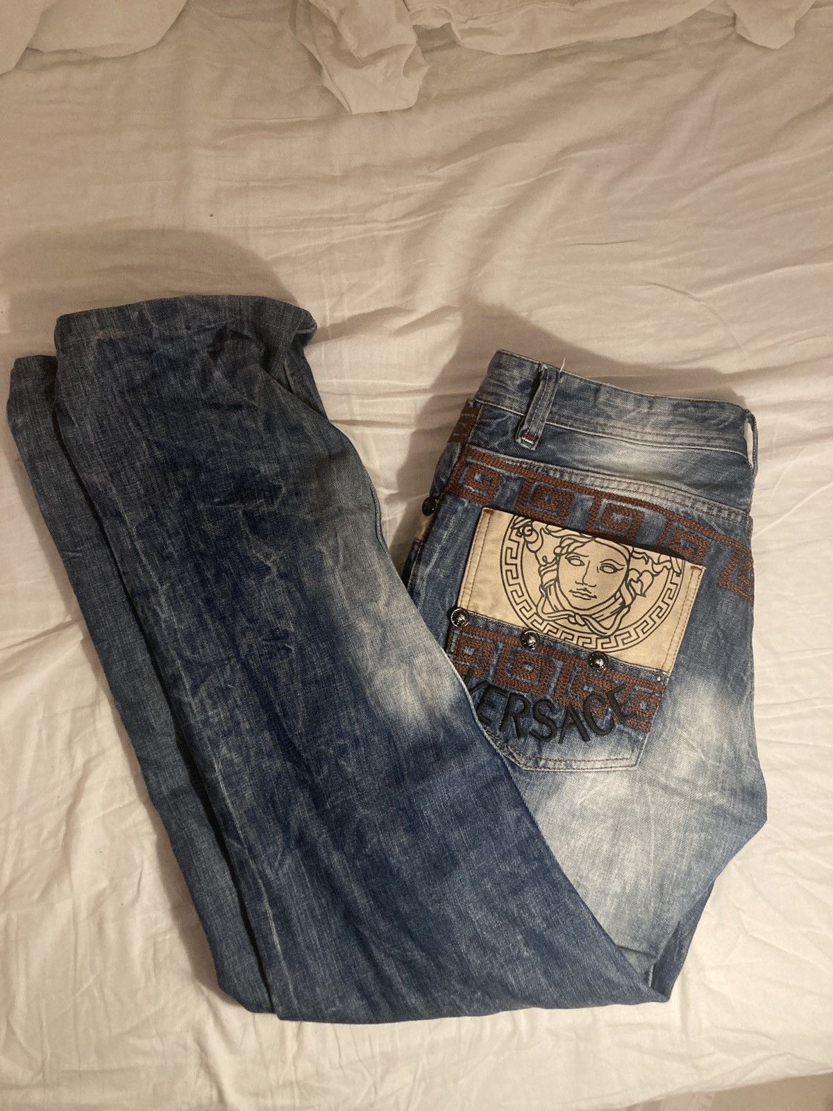 Versace × Vintage VINTAGE VERSACE JEANS Size US 32 / EU 48 - 1 Thumbnail