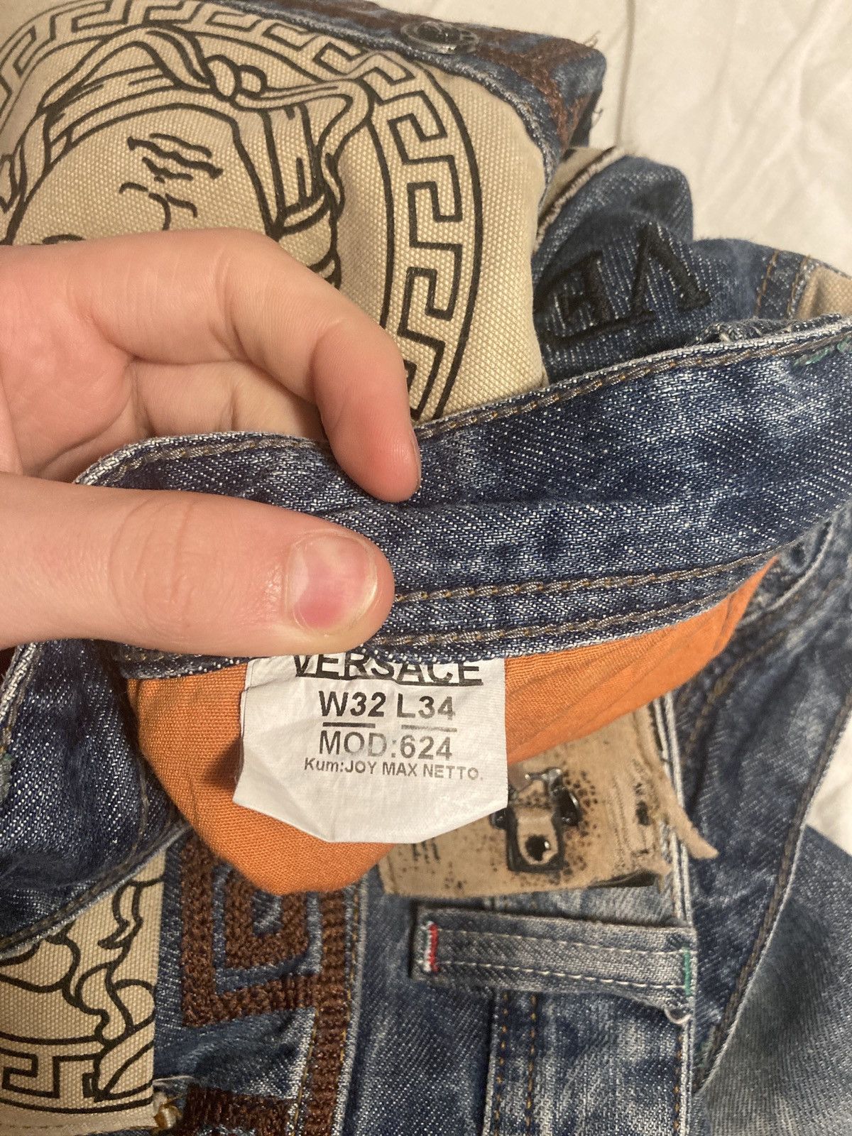 Versace × Vintage VINTAGE VERSACE JEANS Size US 32 / EU 48 - 2 Thumbnail