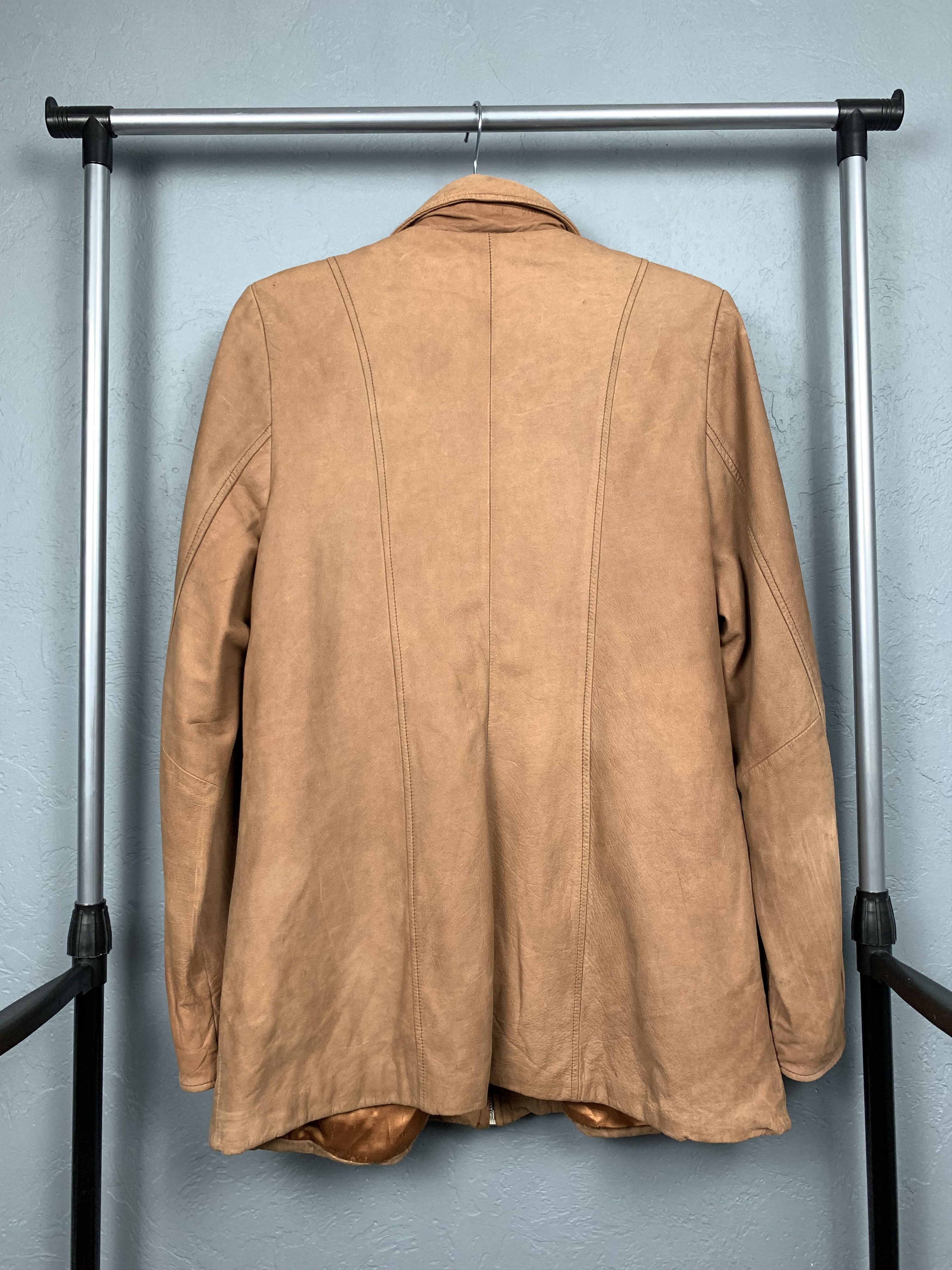 Versace Gianni Versace Womens Brown Leather Jacket Size M / US 6-8 / IT 42-44 - 9 Thumbnail