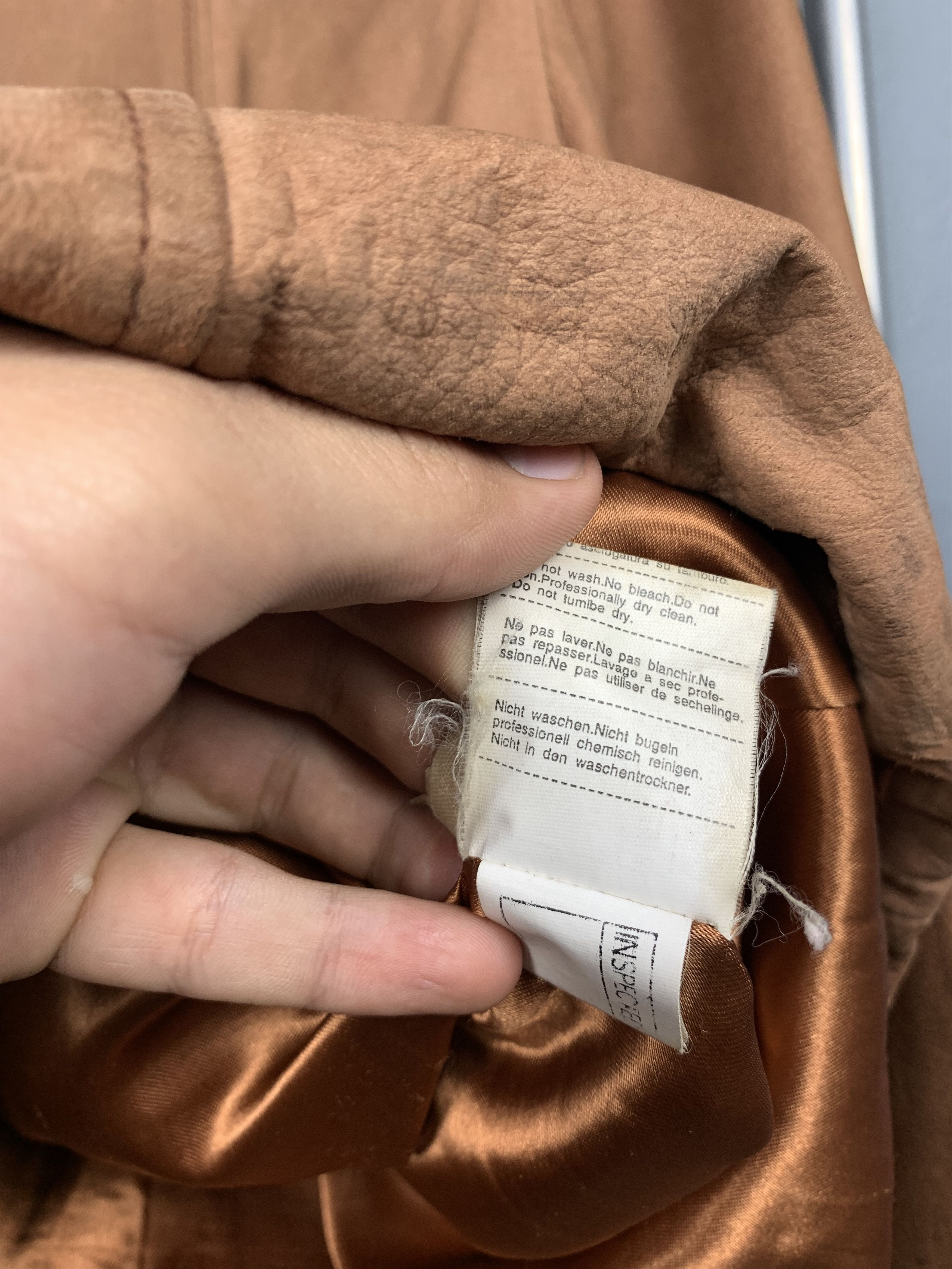 Versace Gianni Versace Womens Brown Leather Jacket Size M / US 6-8 / IT 42-44 - 8 Thumbnail