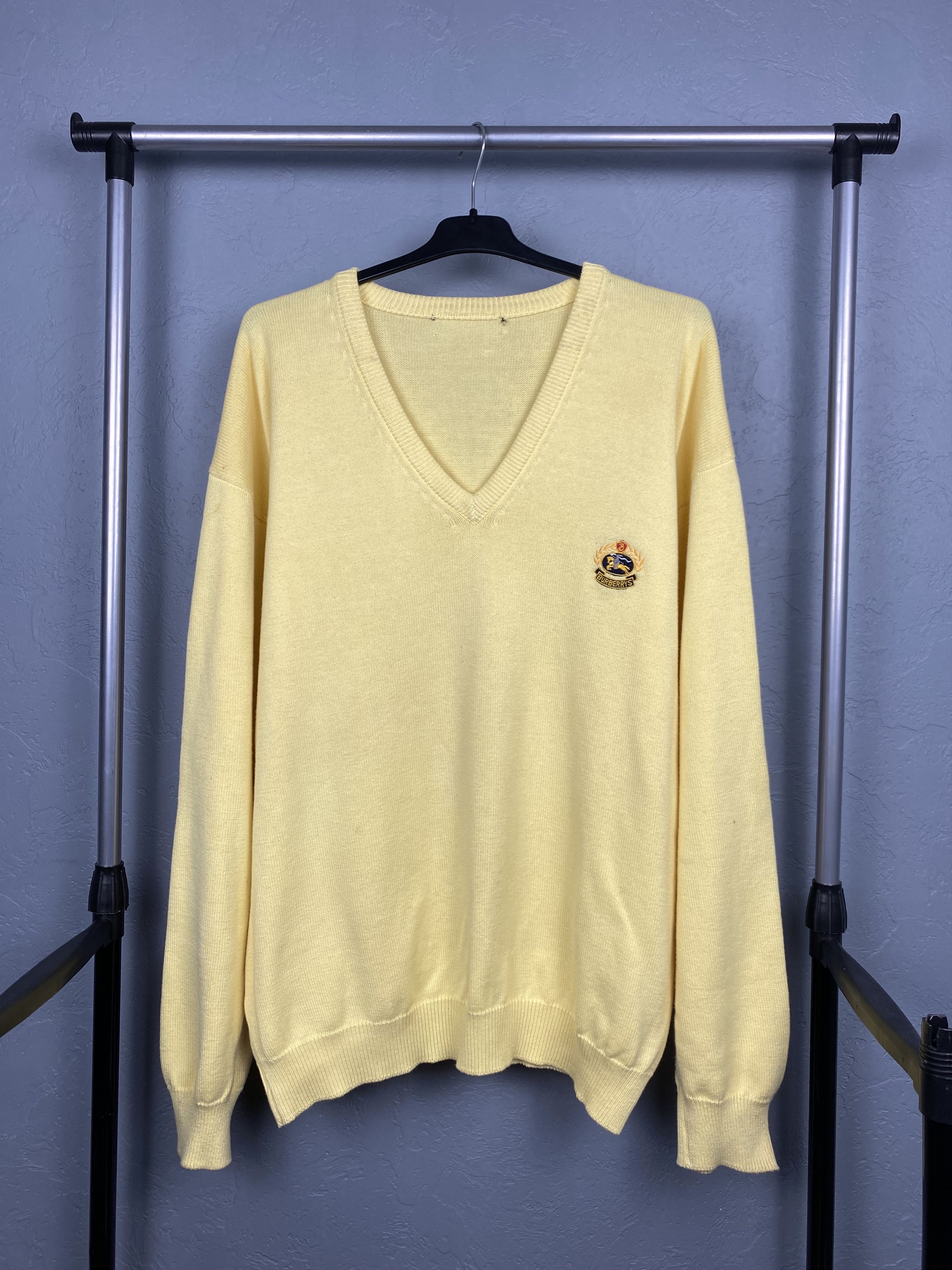 Burberry × Burberry Prorsum Burberrys 90s Vintage Mens Sweater Size US XL / EU 56 / 4 - 1 Thumbnail