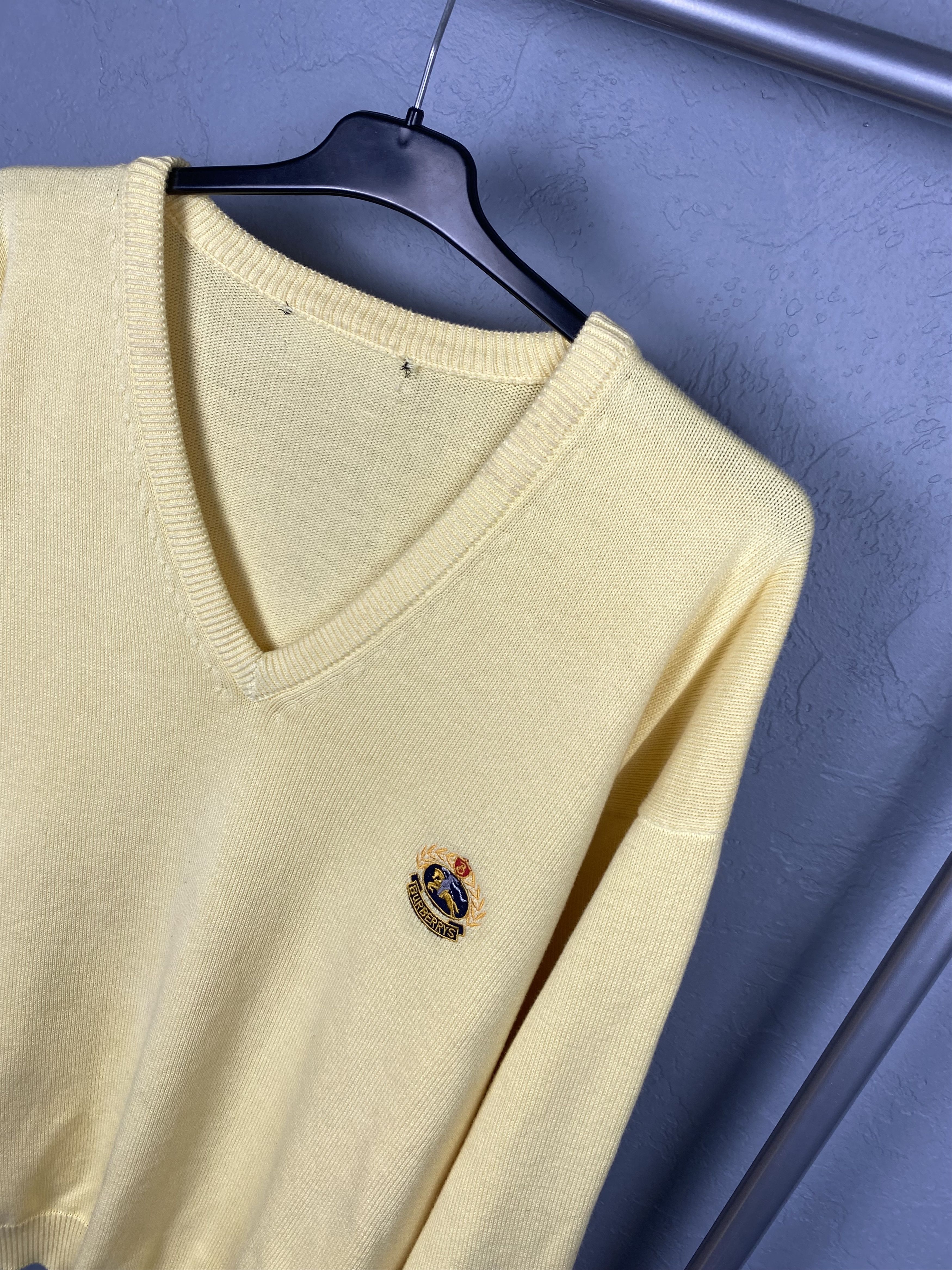 Burberry × Burberry Prorsum Burberrys 90s Vintage Mens Sweater Size US XL / EU 56 / 4 - 2 Thumbnail