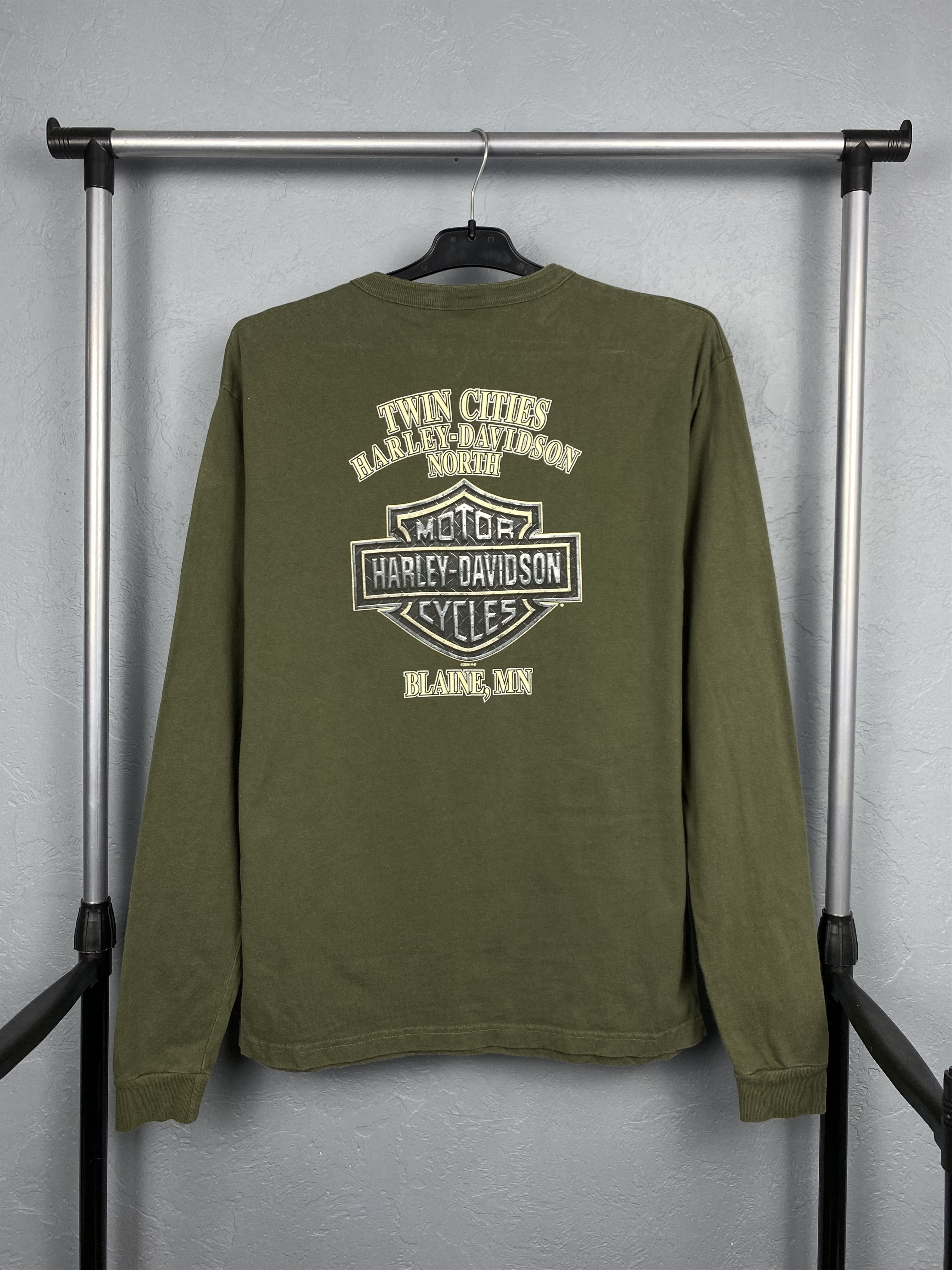 Harley Davidson Harley Davidson 2006 Vintage Long Sleeve T-Shirt Tee Size US L / EU 52-54 / 3 - 1 Thumbnail