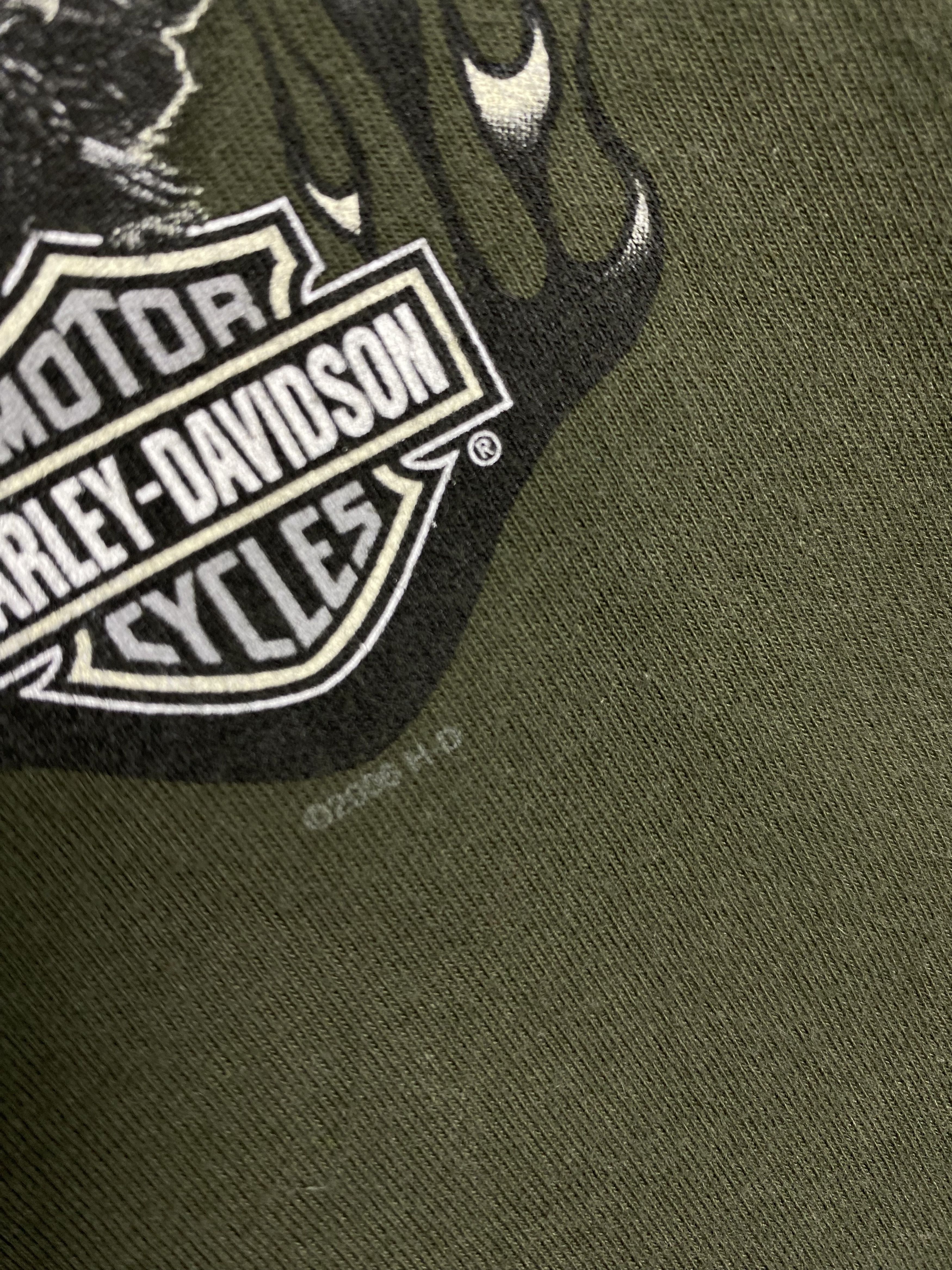 Harley Davidson Harley Davidson 2006 Vintage Long Sleeve T-Shirt Tee Size US L / EU 52-54 / 3 - 11 Thumbnail