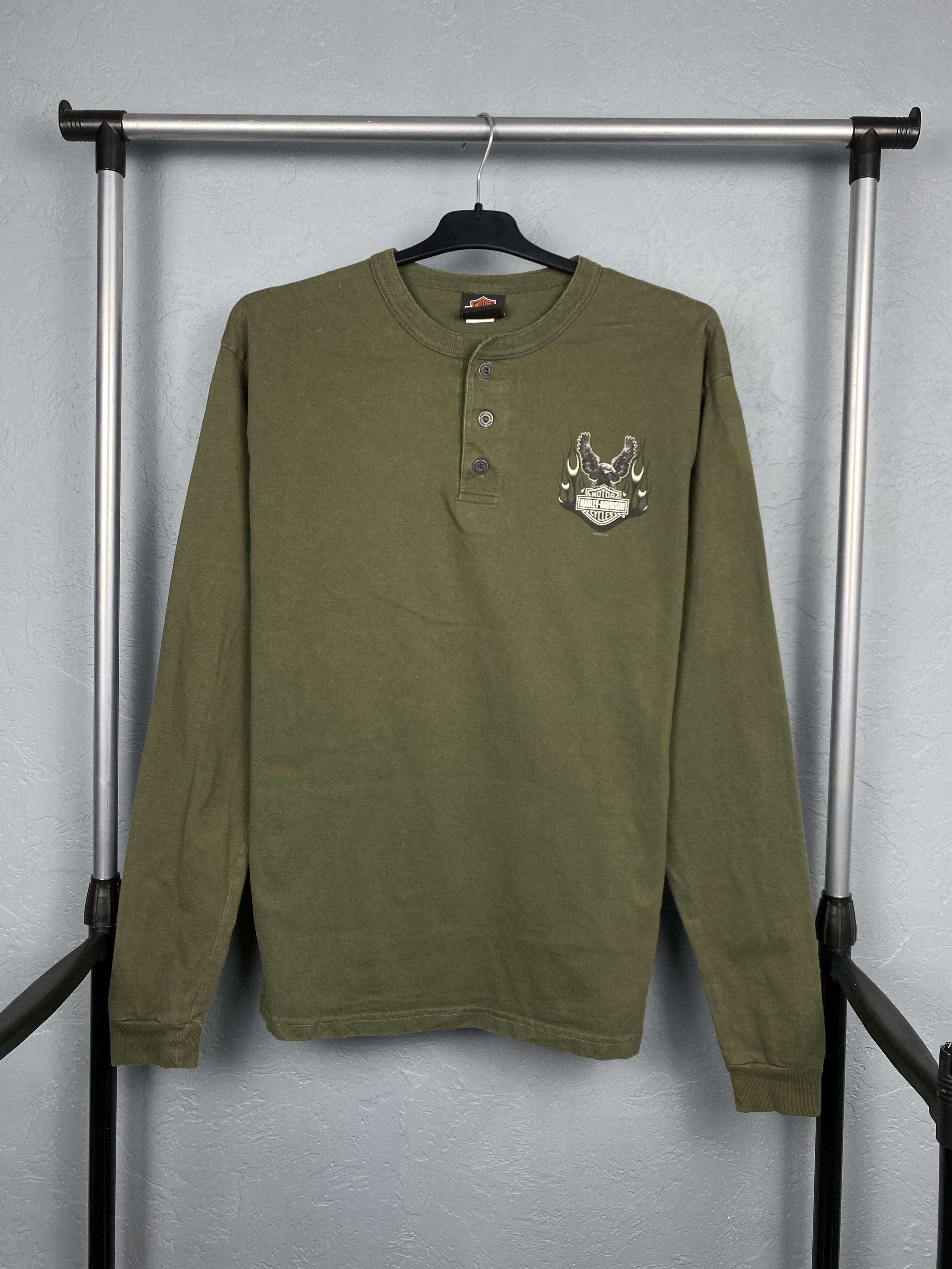 Harley Davidson Harley Davidson 2006 Vintage Long Sleeve T-Shirt Tee Size US L / EU 52-54 / 3 - 5 Thumbnail