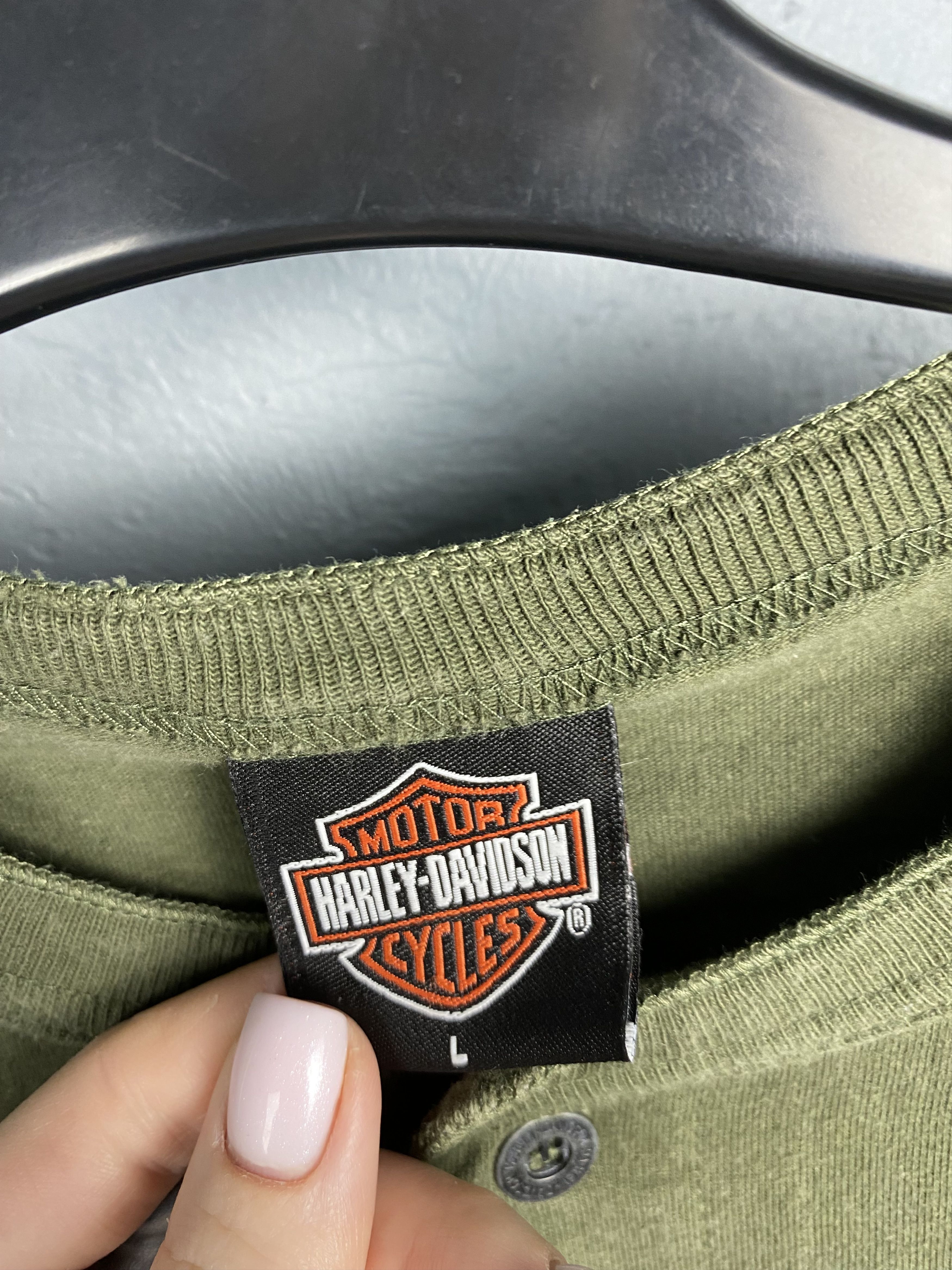Harley Davidson Harley Davidson 2006 Vintage Long Sleeve T-Shirt Tee Size US L / EU 52-54 / 3 - 9 Thumbnail