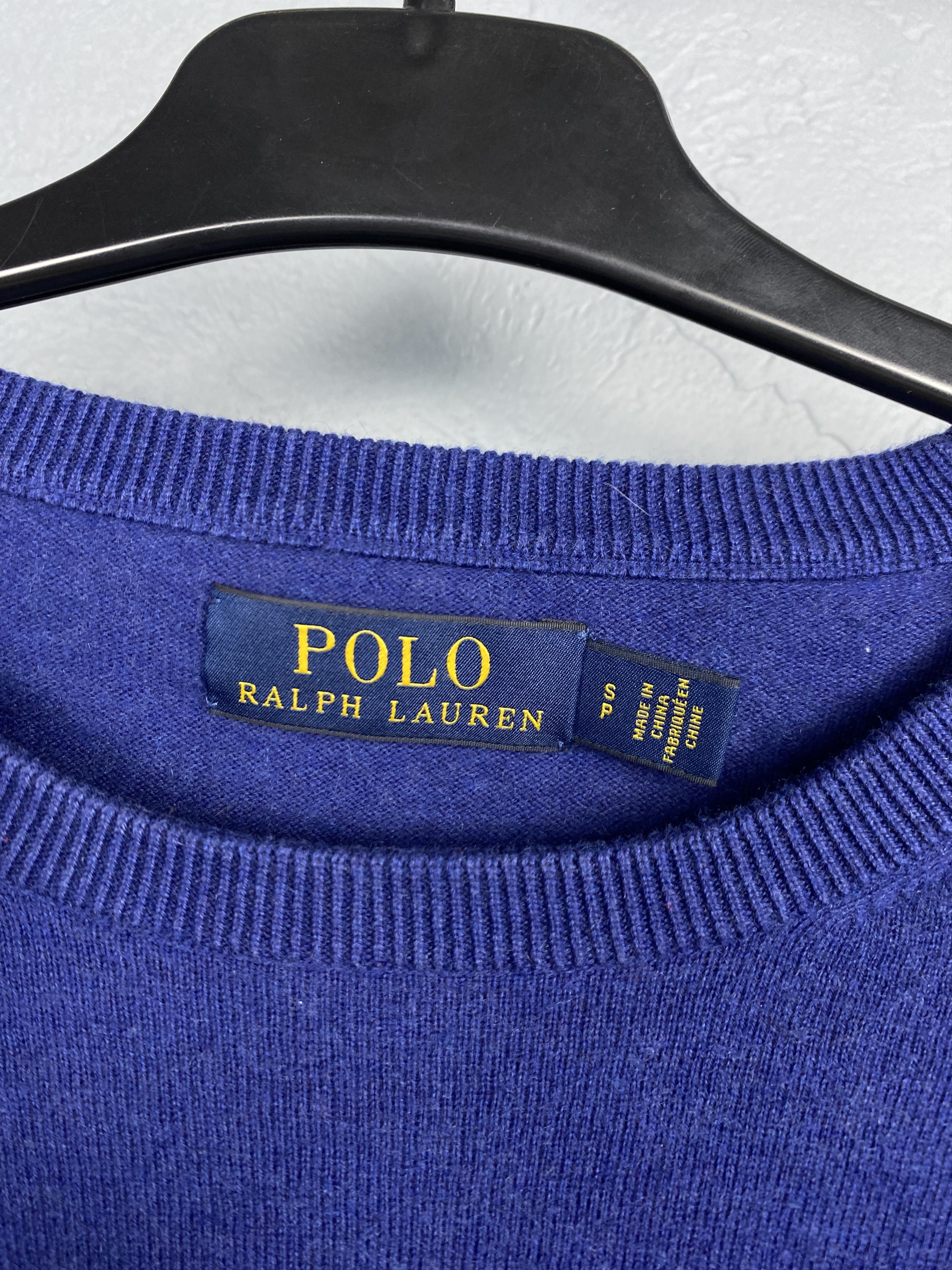 Polo Ralph Lauren × Ralph Lauren × Vintage Polo Ralph Lauren Vintage Mens Sweater Size US S / EU 44-46 / 1 - 4 Thumbnail