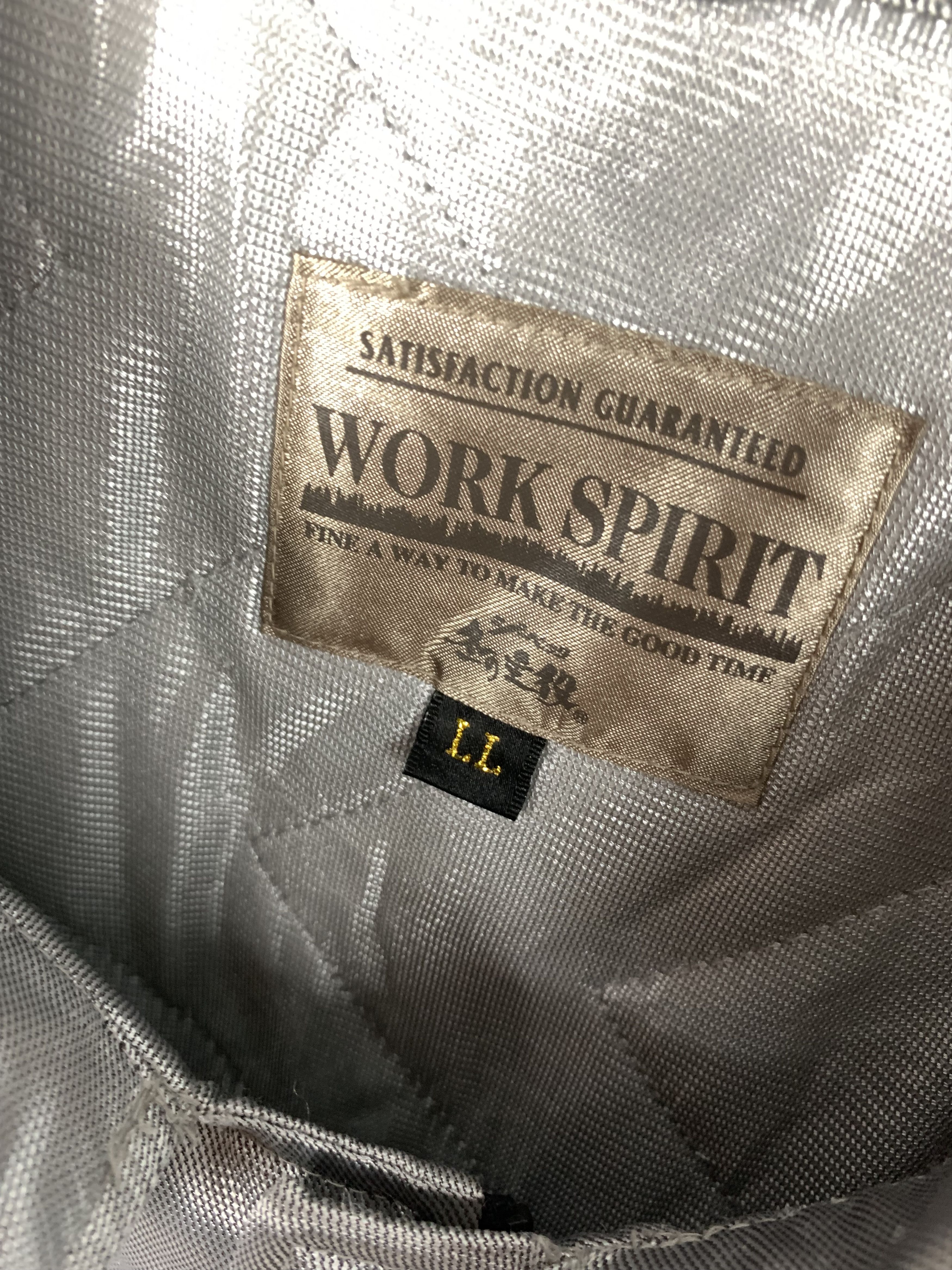 Japanese Brand Work Spirit Exclusive Styling Workwear Bomber Jacket Size US L / EU 52-54 / 3 - 4 Thumbnail