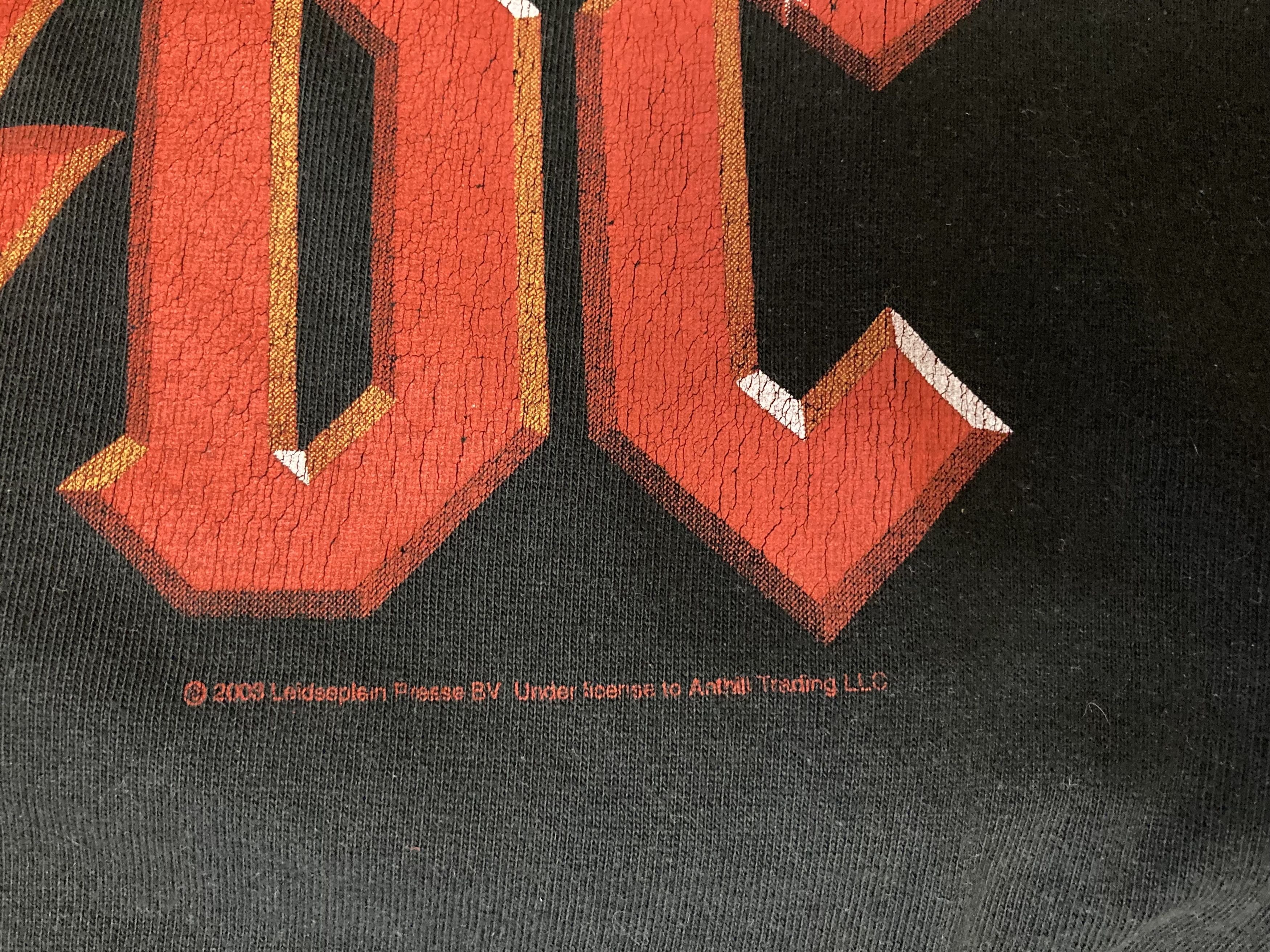 AC/DC AC/DC 2003 Logo Band Tee Size US L / EU 52-54 / 3 - 4 Thumbnail