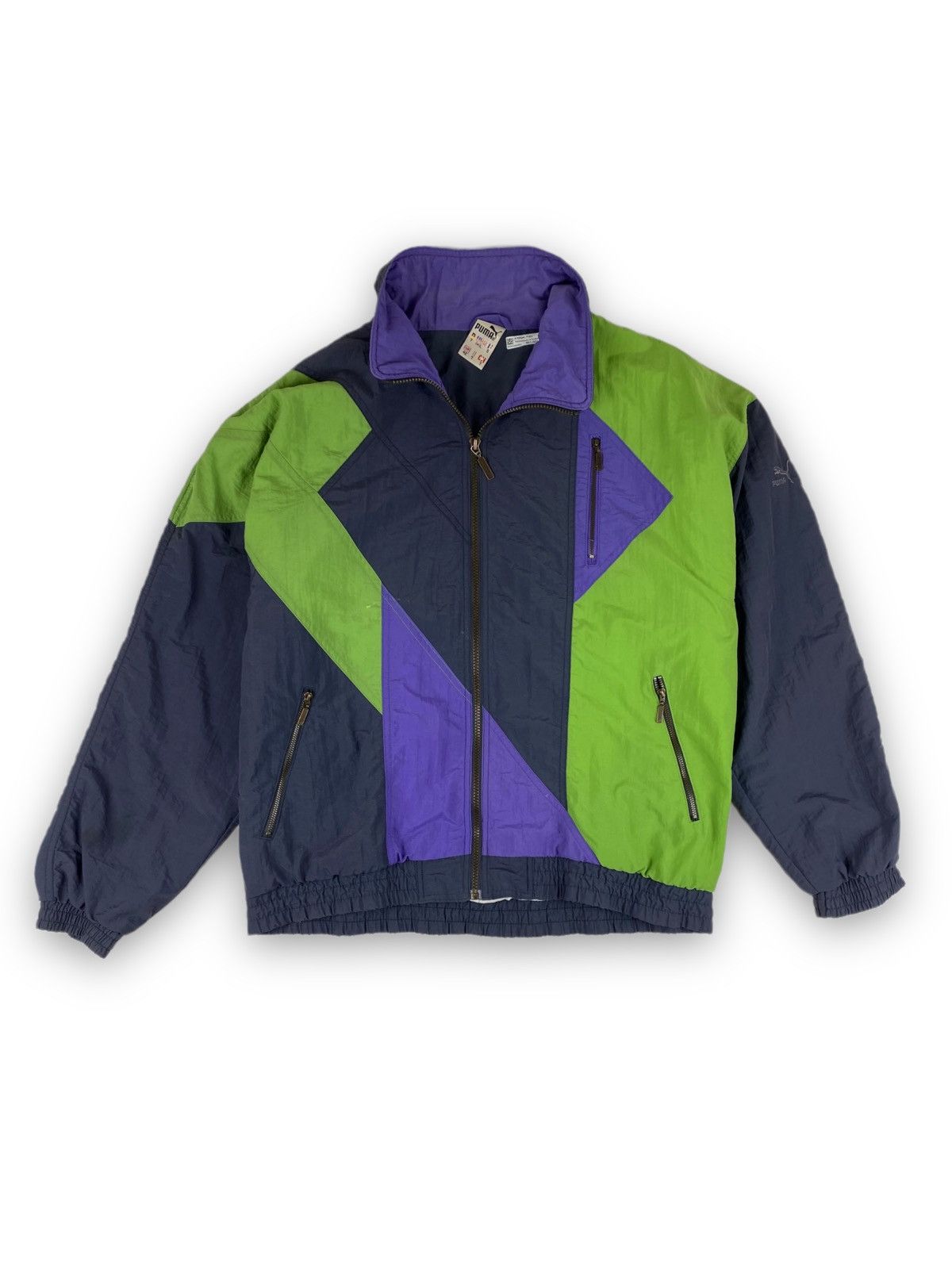 Puma × Vintage Vintage Puma Nylon Sport Suit Tracksuit y2k drill Size US 40 / EU 56 - 3 Thumbnail