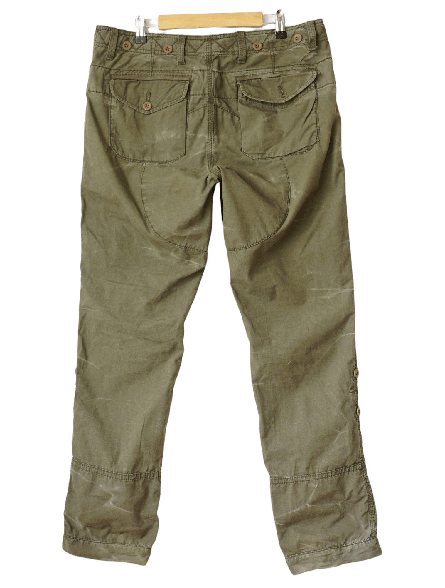 Polo Ralph Lauren × Ralph Lauren Ralph Lauren Polo Khaki Cargo Military Pants Size US 33 - 2 Thumbnail