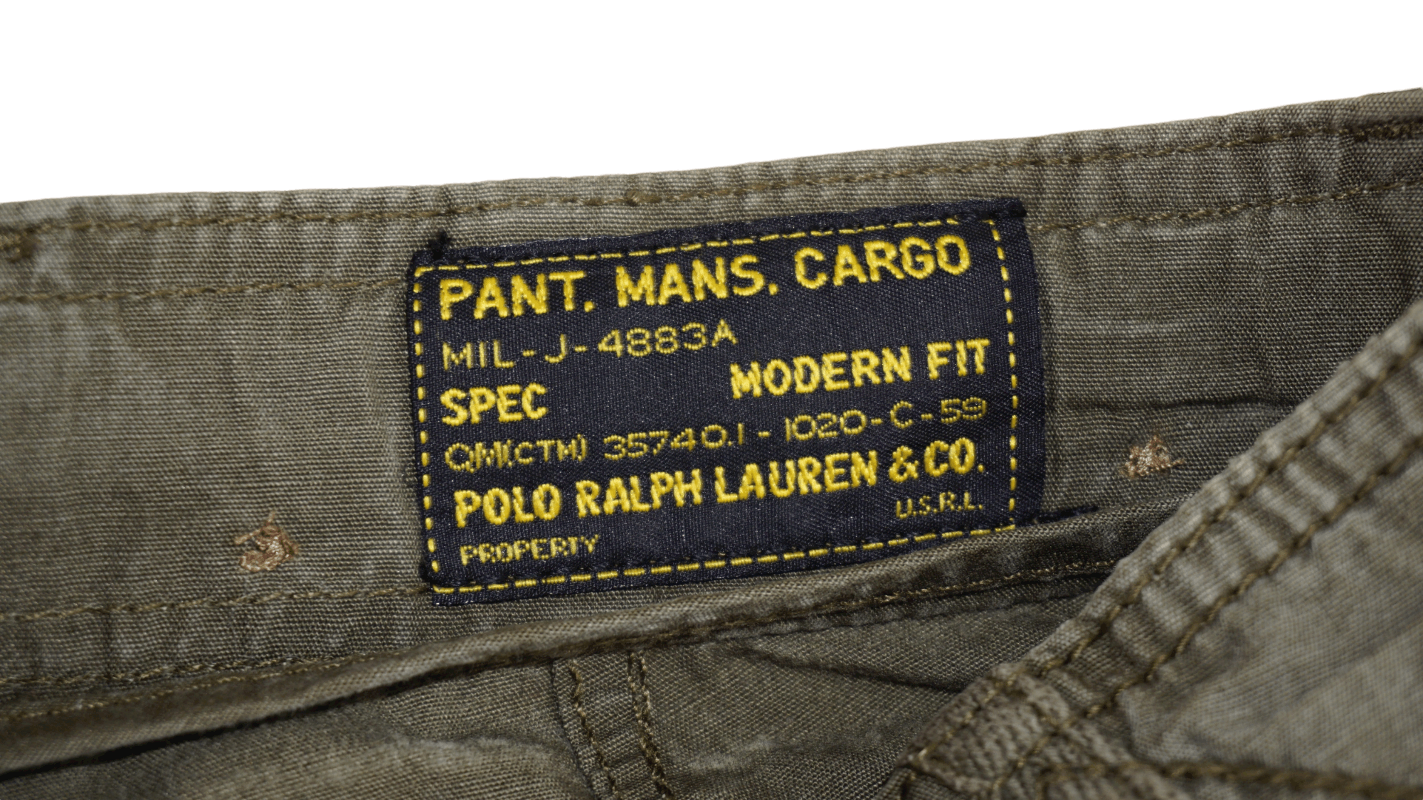 Polo Ralph Lauren × Ralph Lauren Ralph Lauren Polo Khaki Cargo Military Pants Size US 33 - 7 Thumbnail