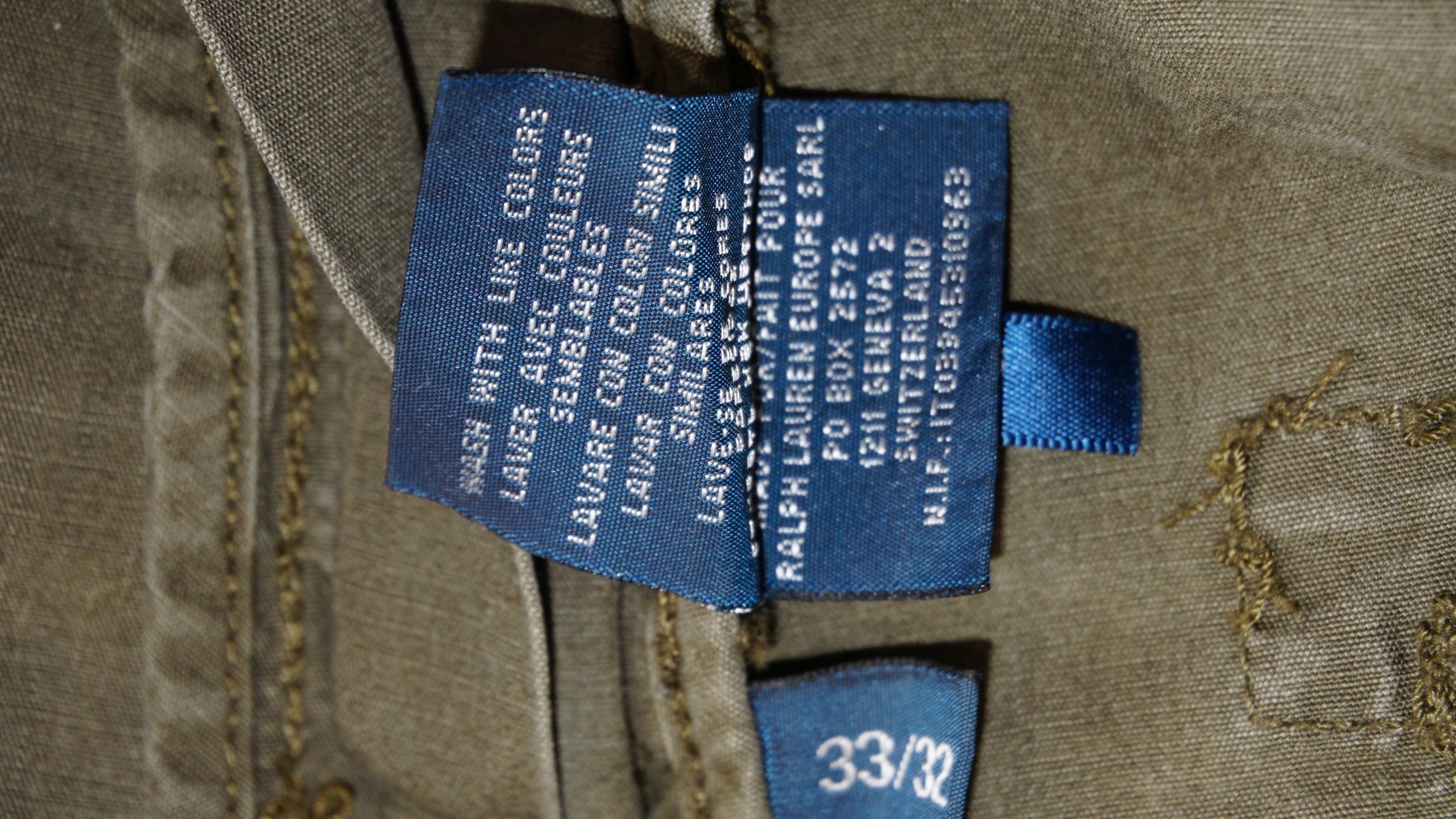 Polo Ralph Lauren × Ralph Lauren Ralph Lauren Polo Khaki Cargo Military Pants Size US 33 - 9 Thumbnail