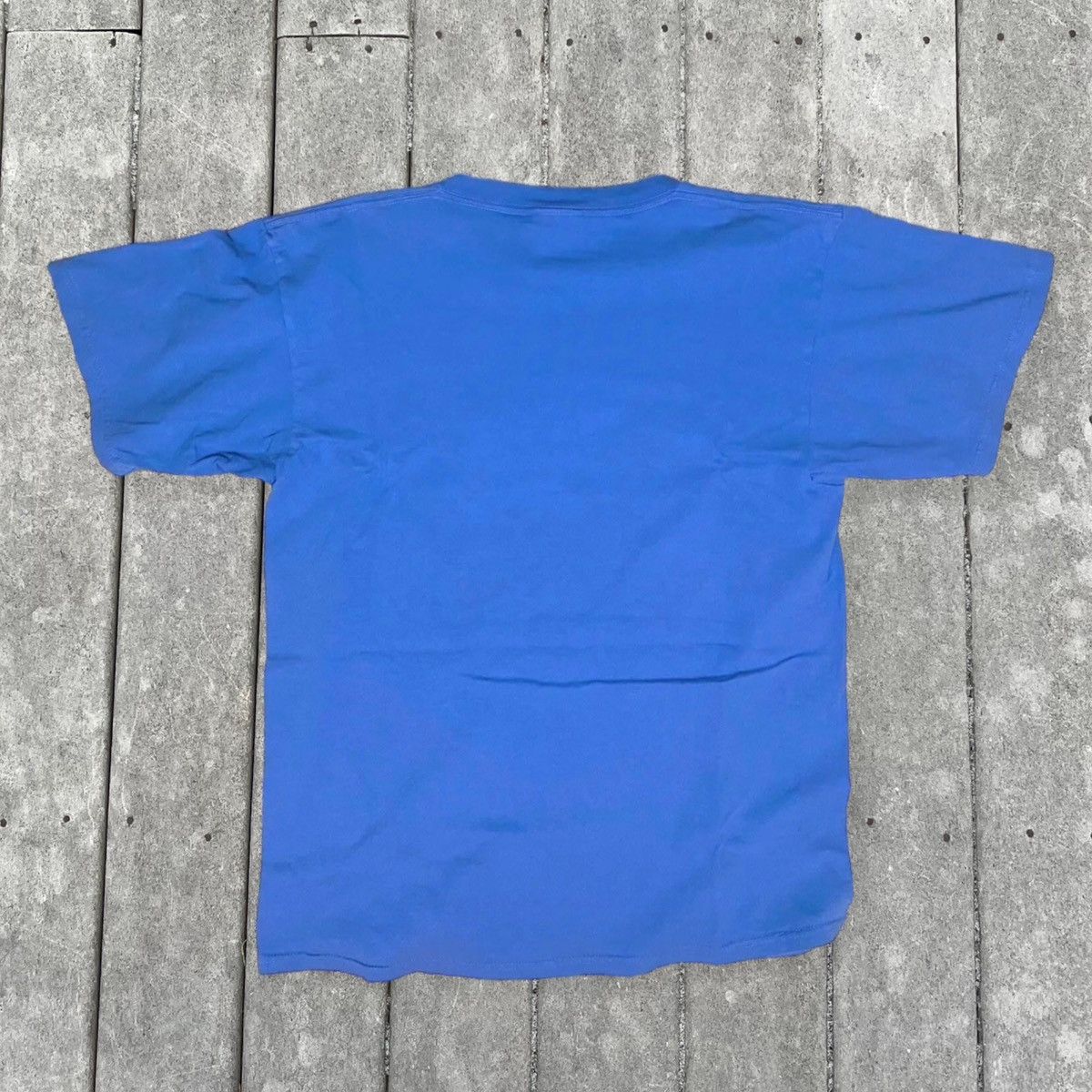Other Vintage NIKE 90s White Tag T Shirt Sky Blue Spellout Logo Size US M / EU 48-50 / 2 - 2 Thumbnail