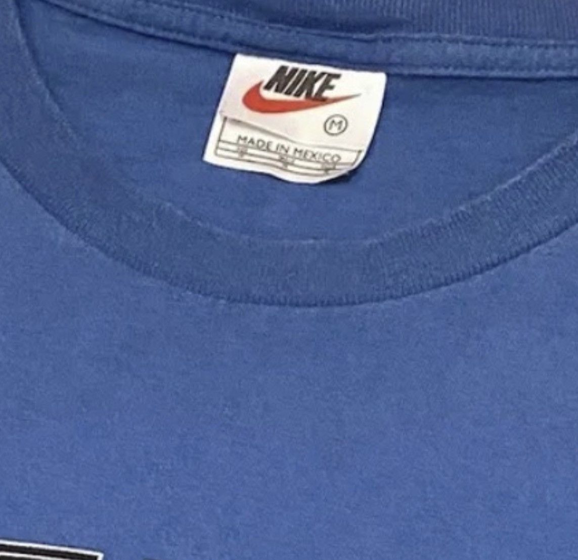 Other Vintage NIKE 90s White Tag T Shirt Sky Blue Spellout Logo Size US M / EU 48-50 / 2 - 5 Thumbnail