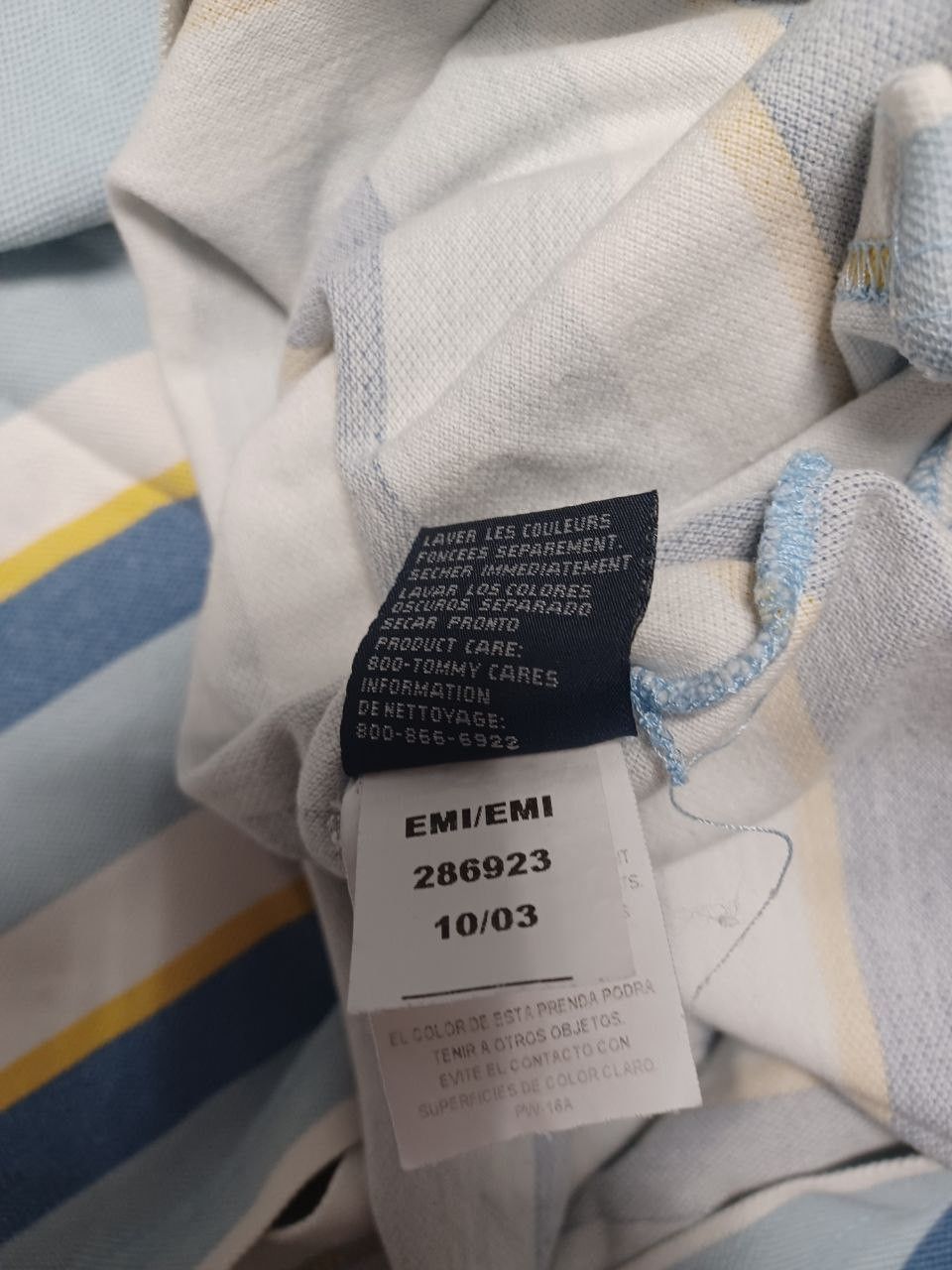 Tommy Hilfiger Tommy Hilfiger vintage polo made in Italy 2003 Size US M / EU 48-50 / 2 - 4 Thumbnail