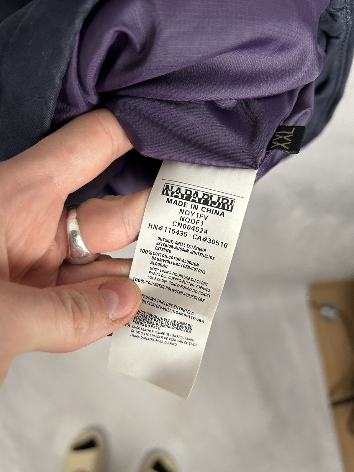 Napapijri Vintage Napapijri Geographic Puffer Vest Outdoor Size US XXL / EU 58 / 5 - 7 Thumbnail