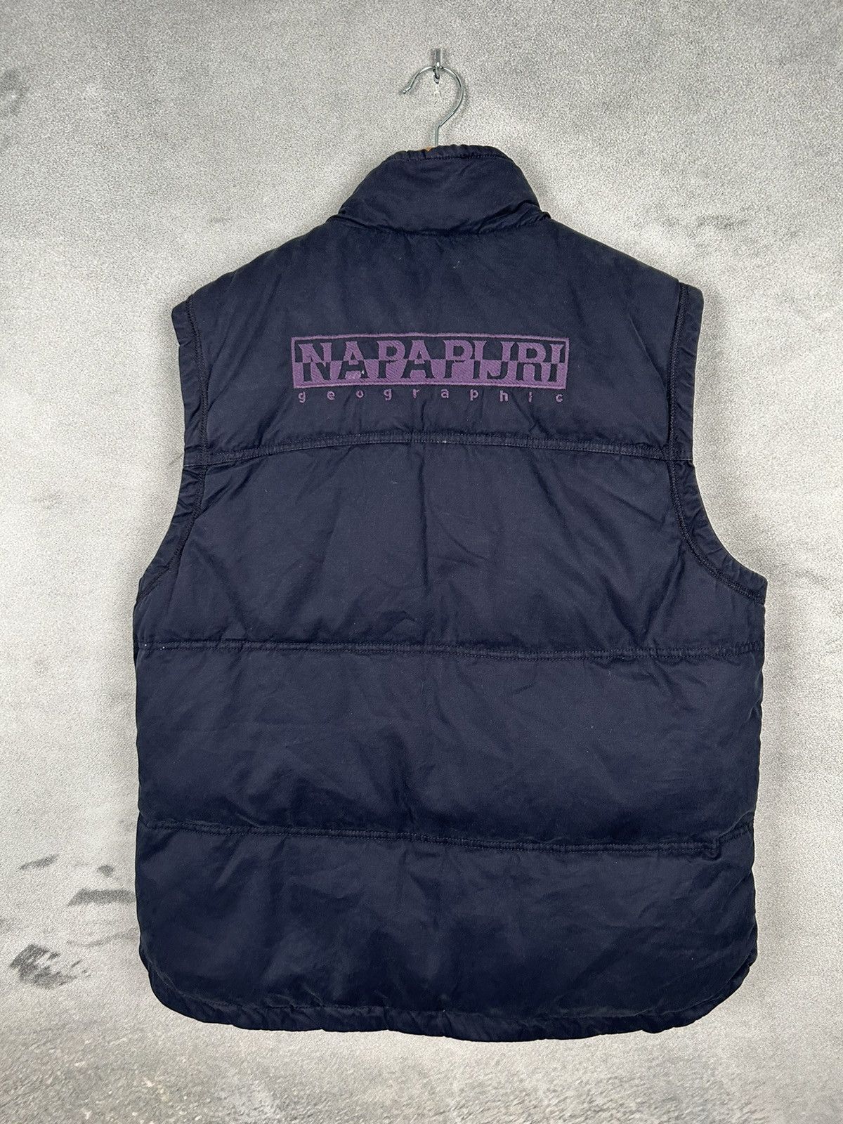 Napapijri Vintage Napapijri Geographic Puffer Vest Outdoor Size US XXL / EU 58 / 5 - 2 Thumbnail