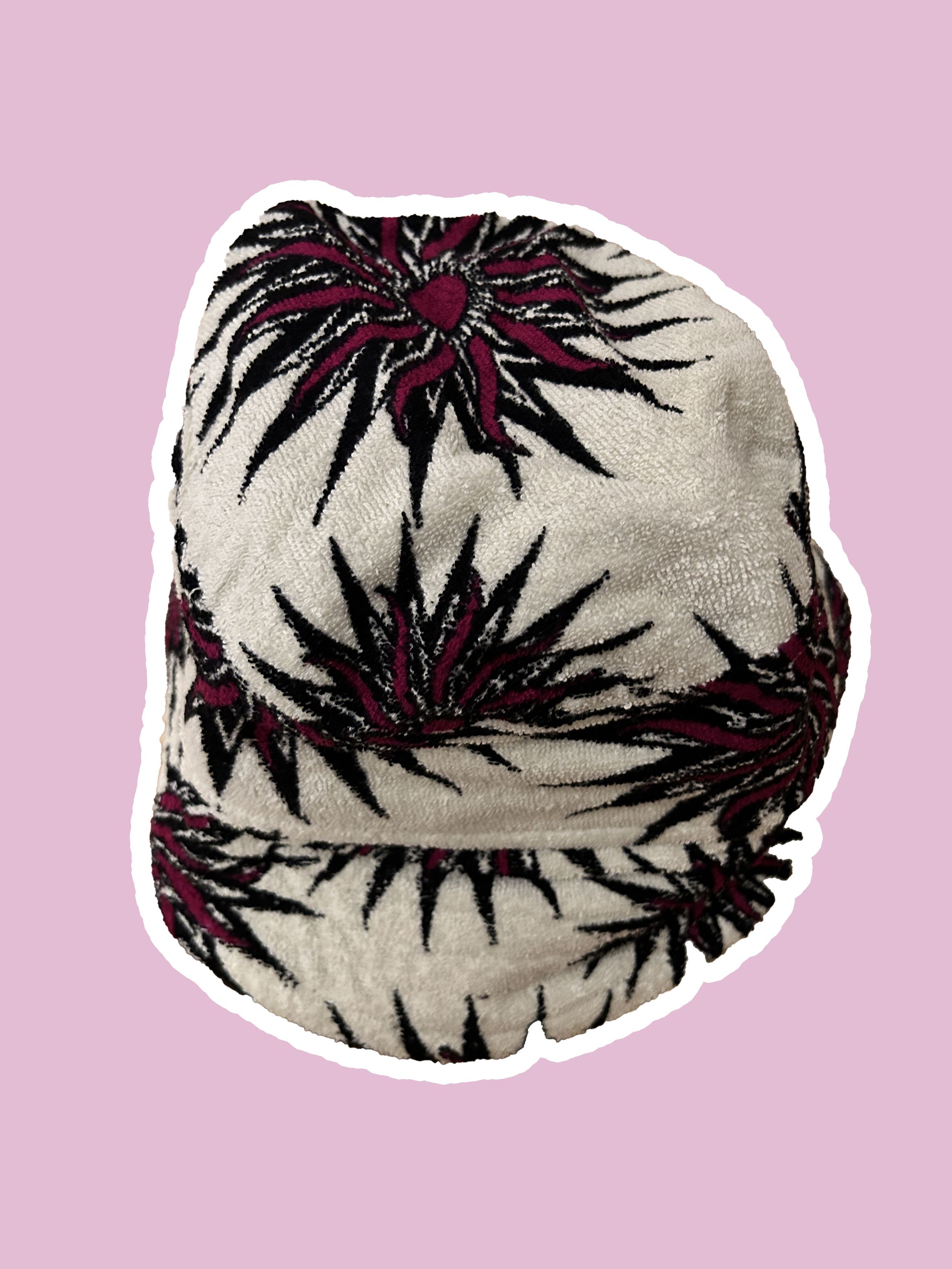 (size M/L) Dries Van Noten Bucket Hat Terry Floral Printed