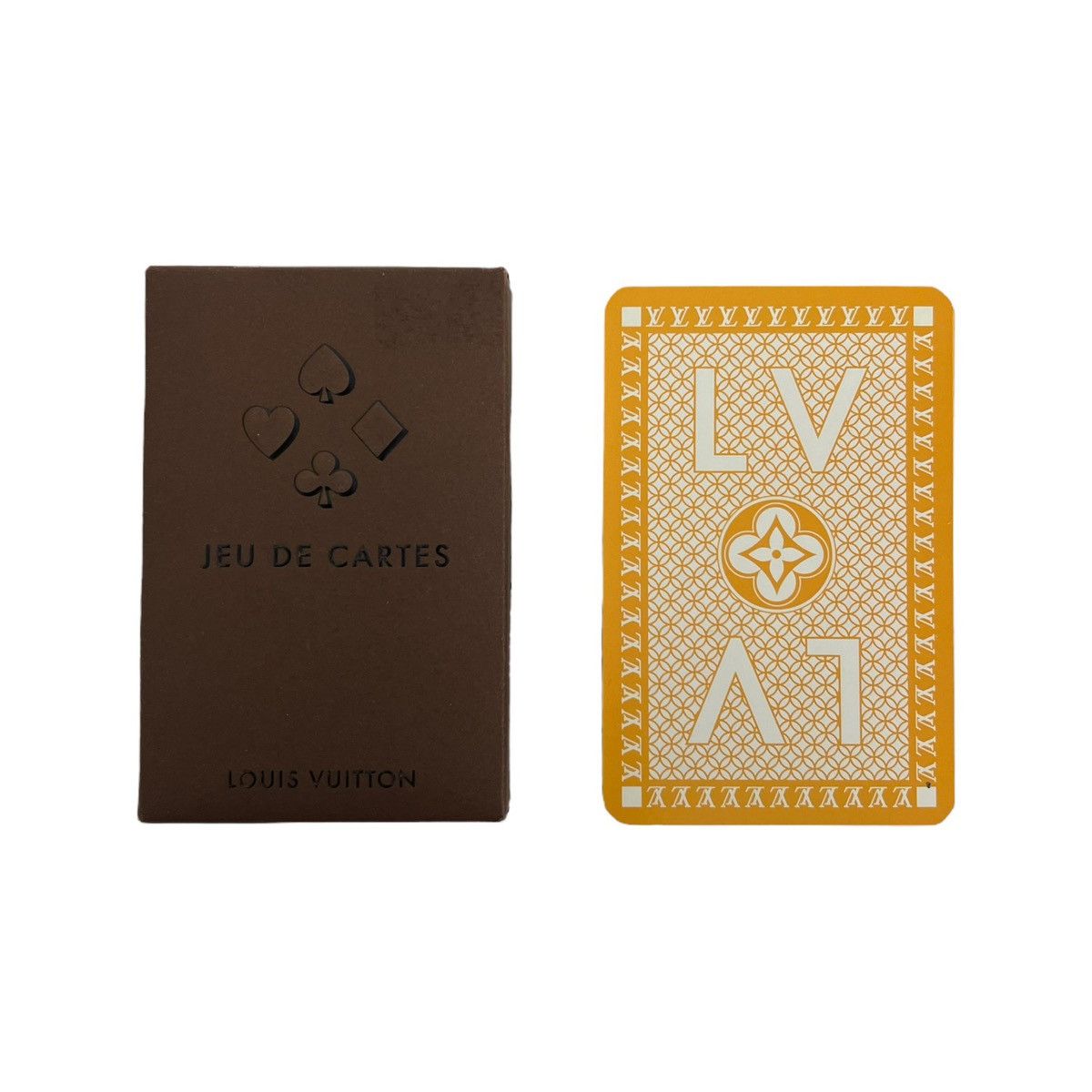 Louis Vuitton Playing Cards Jeu de Cartes Rare Used