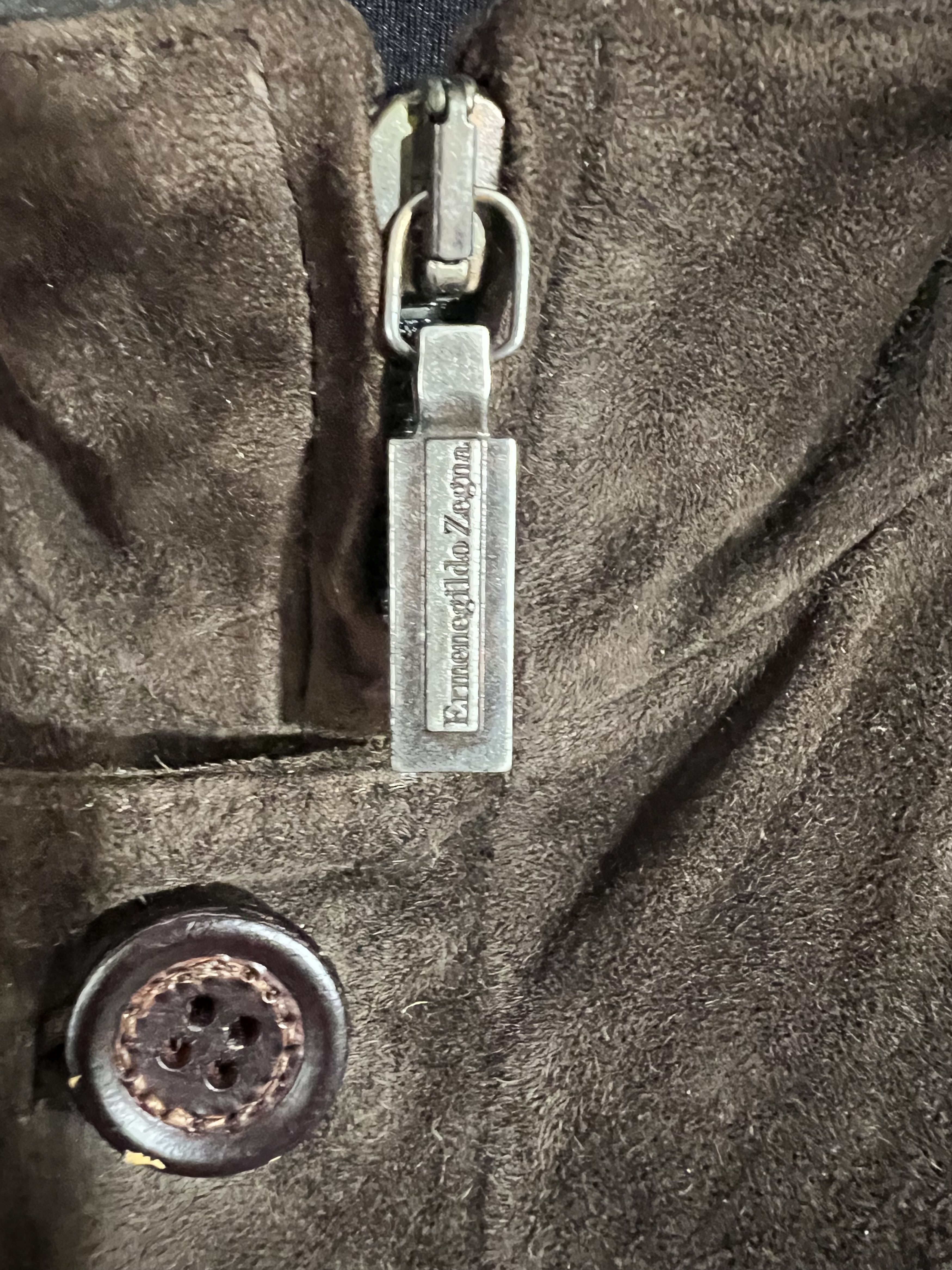 Ermenegildo Zegna Fantastic Kid Suede Jacket Size US M / EU 48-50 / 2 - 2 Thumbnail