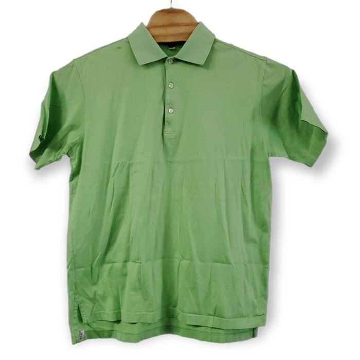 Peter Millar Peter Millar Solid Pastel Green Polo Golf Shirt Mens Size