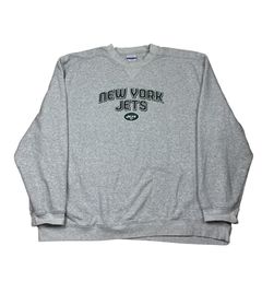 Vintage 00s Stone Majestic NY Jets Sweatshirt - X-Large Cotton– Domno  Vintage