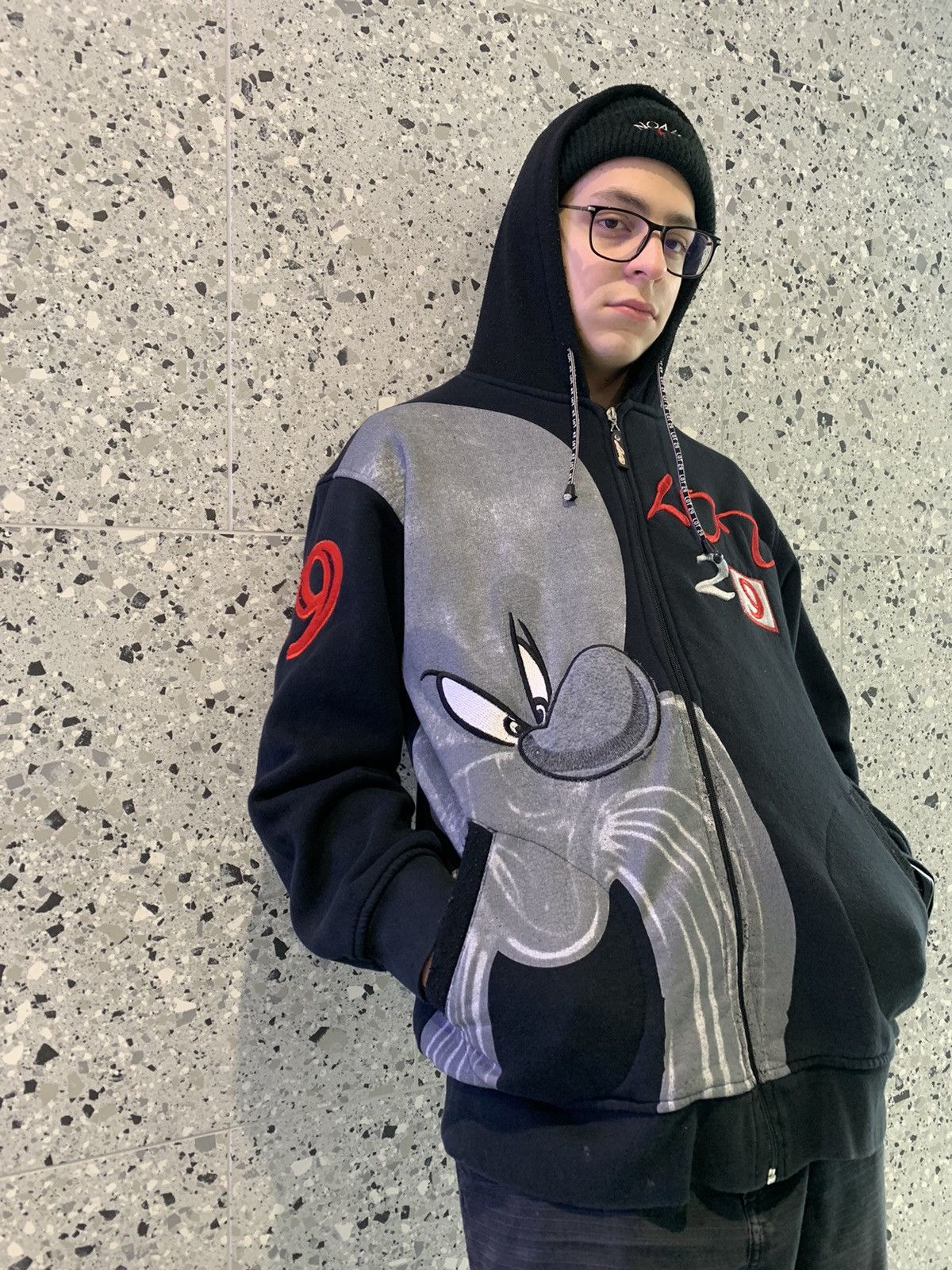Japanese Brand × Vintage Rare Vintage Lot 29 Disney Loney Tunes Zip up Hoodie Size US XL / EU 56 / 4 - 5 Thumbnail