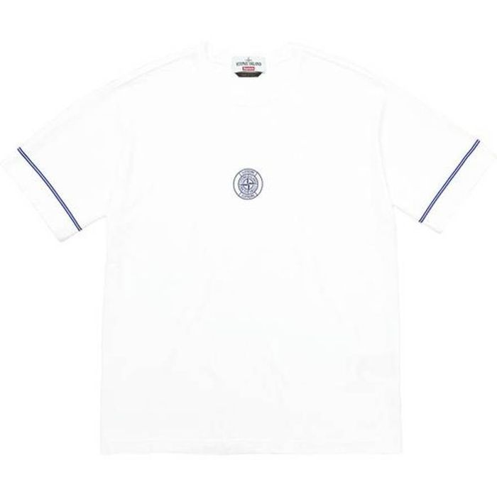 T shirt stone island best sale x supreme