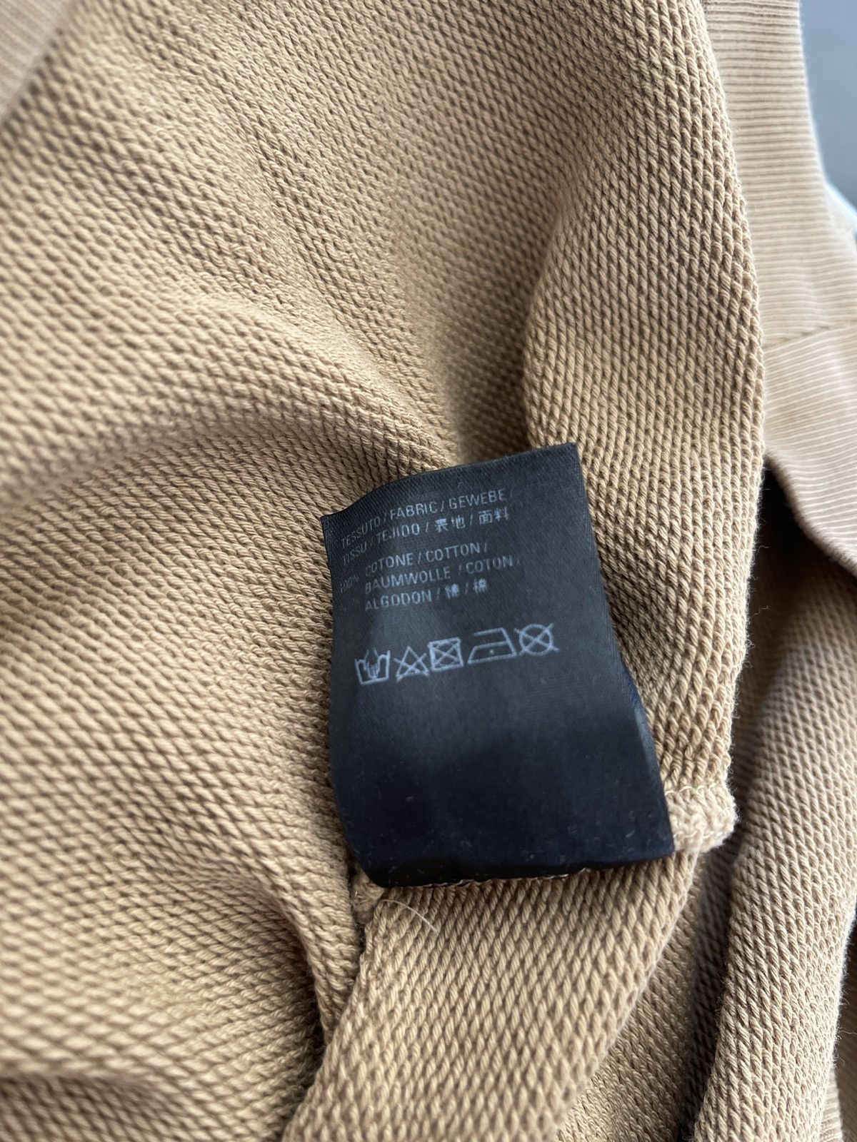 Balenciaga Balenciaga Beige Crest Hoodie Size US S / EU 44-46 / 1 - 6 Thumbnail