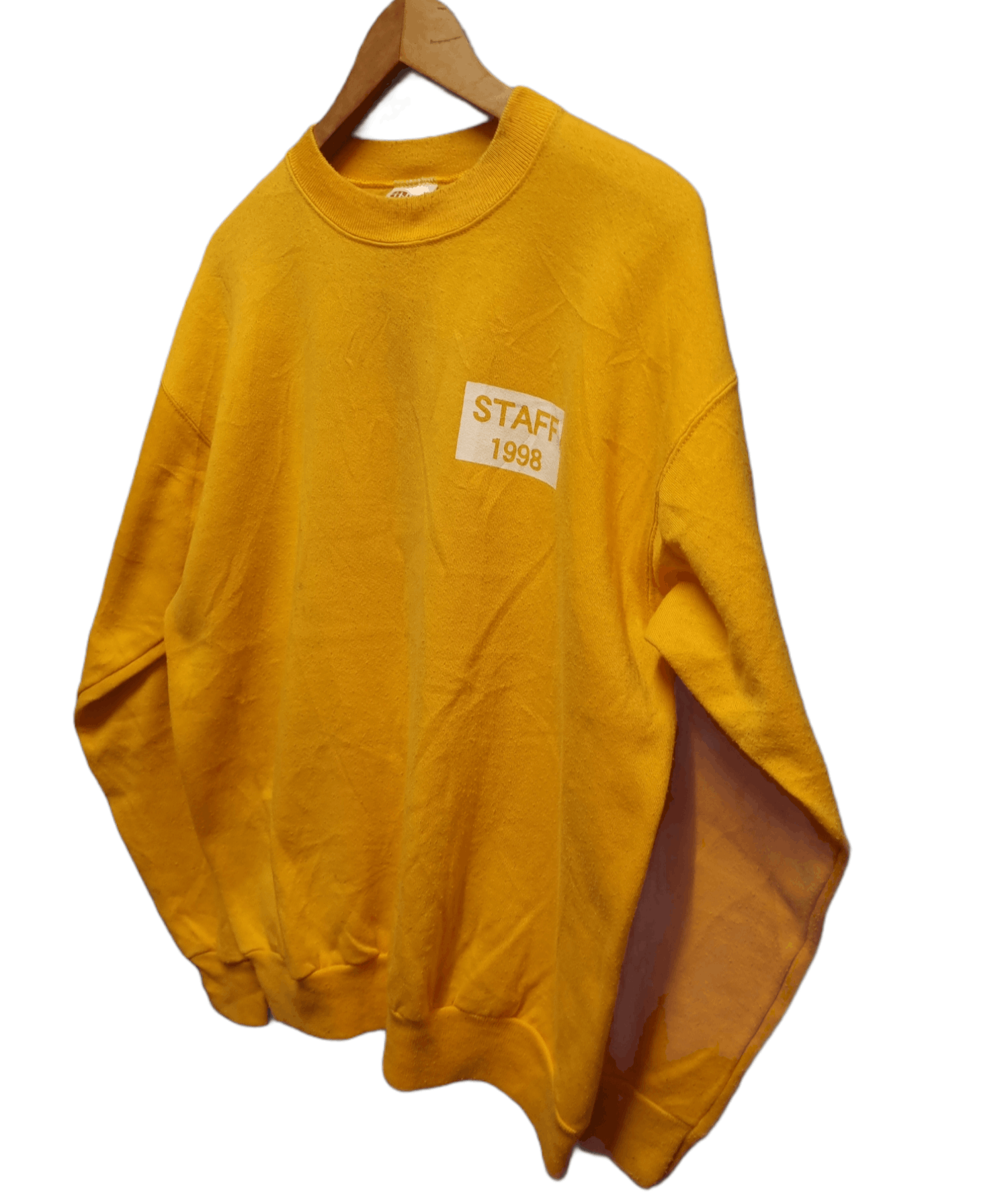 Hanes × Vintage 🔥Vintage Deals🔥 Sweatshirt Hanes Spellout -Big Logo Size US L / EU 52-54 / 3 - 4 Thumbnail