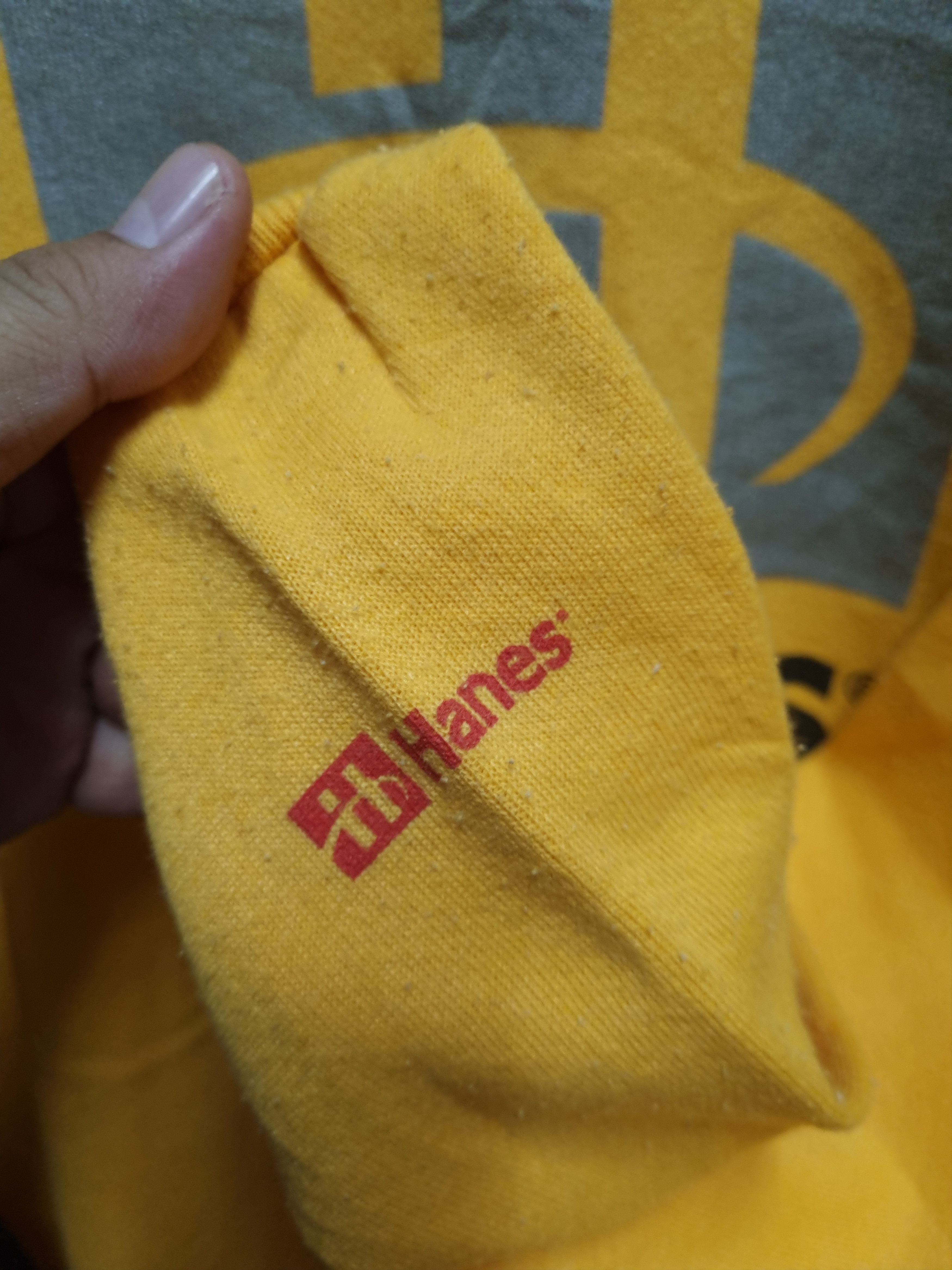 Hanes × Vintage 🔥Vintage Deals🔥 Sweatshirt Hanes Spellout -Big Logo Size US L / EU 52-54 / 3 - 7 Thumbnail