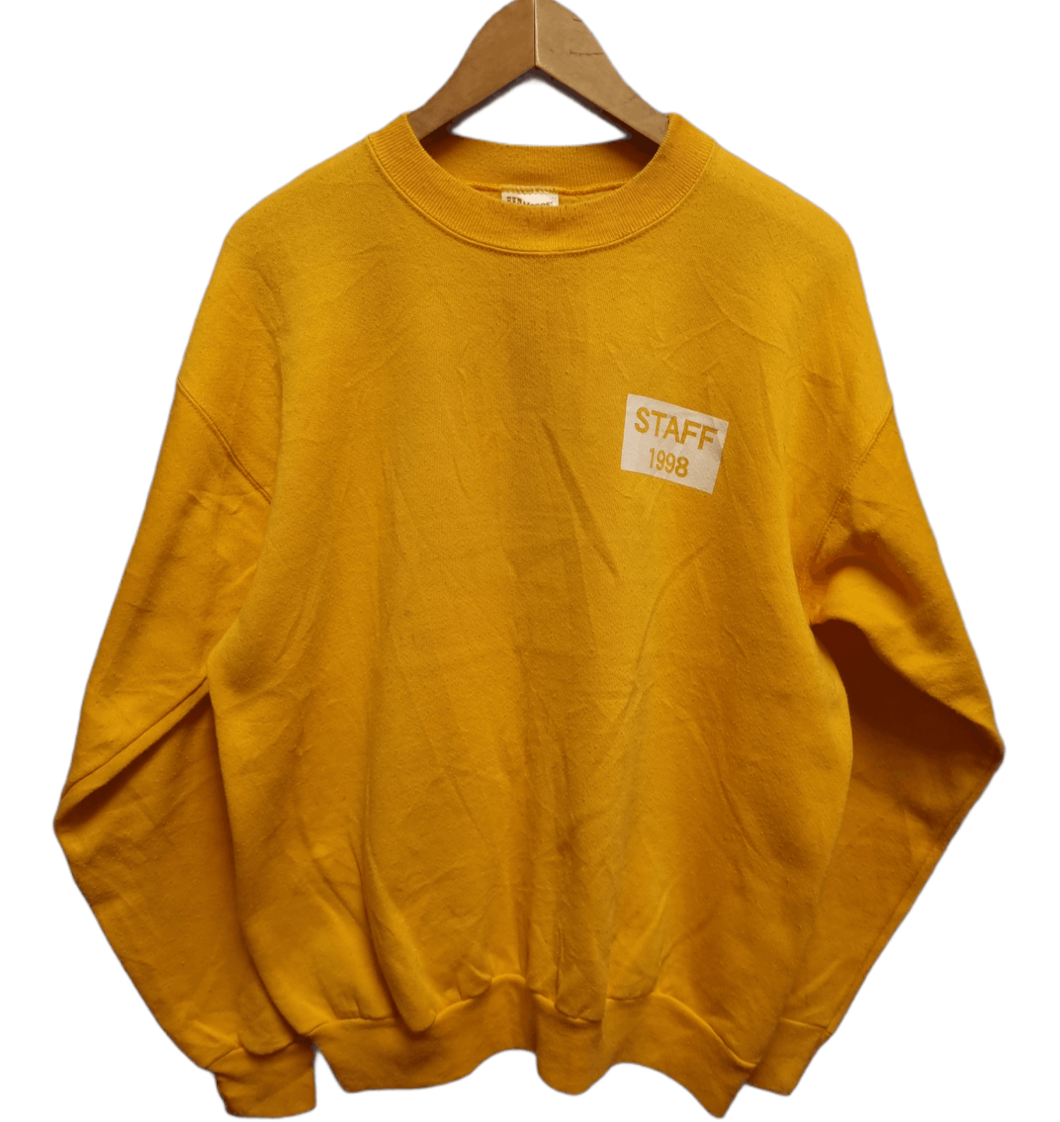Hanes × Vintage 🔥Vintage Deals🔥 Sweatshirt Hanes Spellout -Big Logo Size US L / EU 52-54 / 3 - 2 Thumbnail