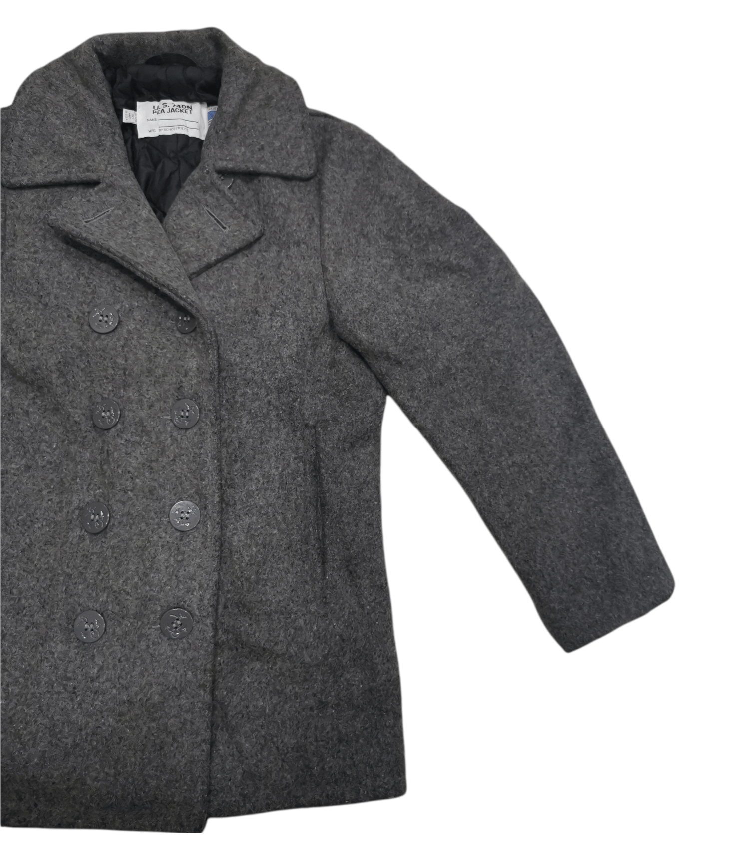 Schott × Vintage Vintage U.S 740N Pea Jacket By Schott ® N.Y.C Size US S / EU 44-46 / 1 - 4 Thumbnail