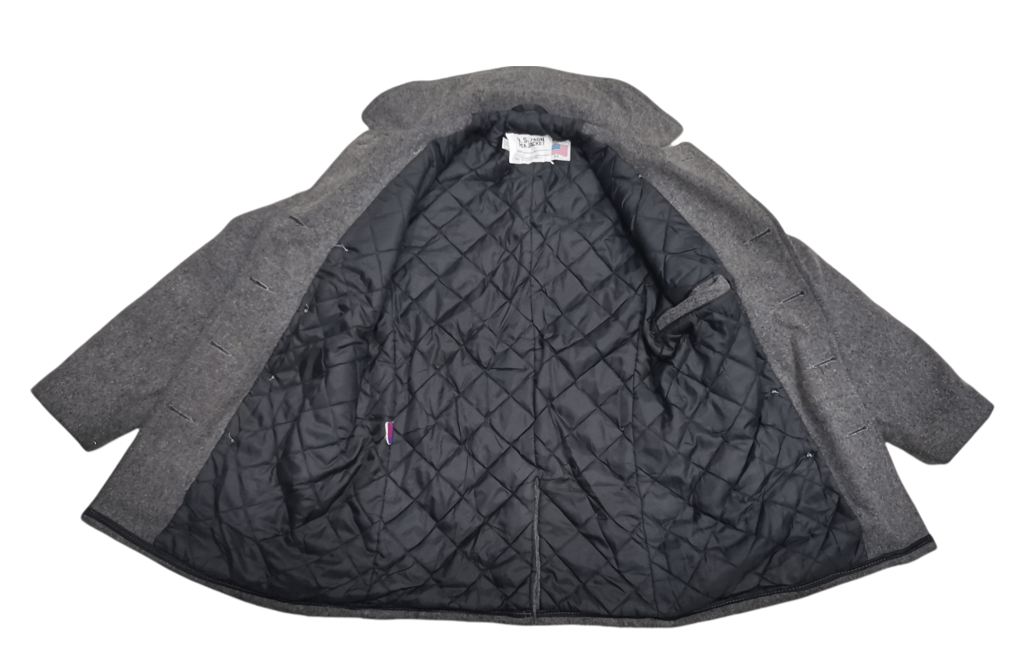Schott × Vintage Vintage U.S 740N Pea Jacket By Schott ® N.Y.C Size US S / EU 44-46 / 1 - 5 Thumbnail
