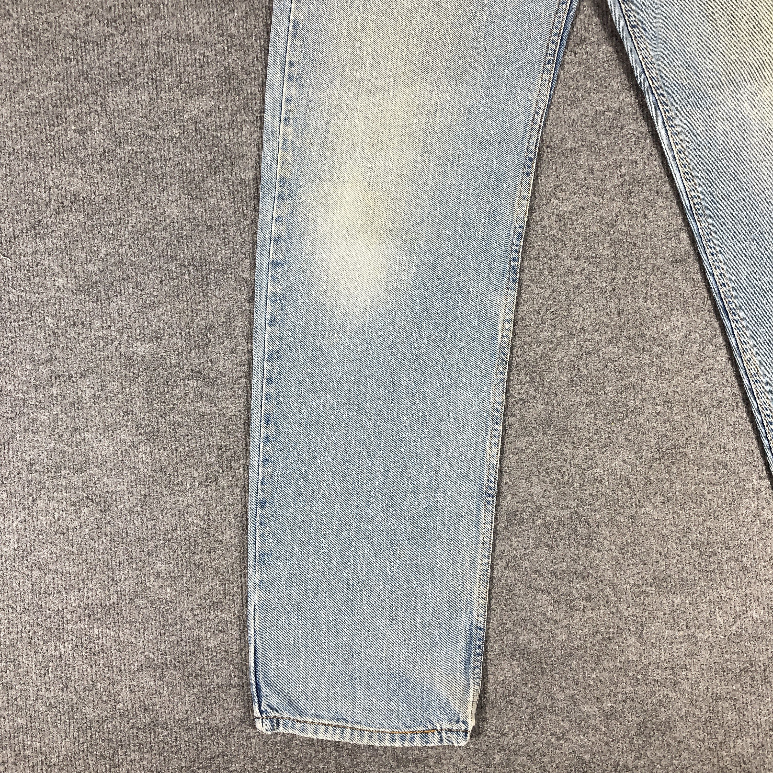 Levi's Vintage Y2K Levi's 550 Relaxed Fit Dirty Faded Blue Jean Size US 30 / EU 46 - 8 Thumbnail