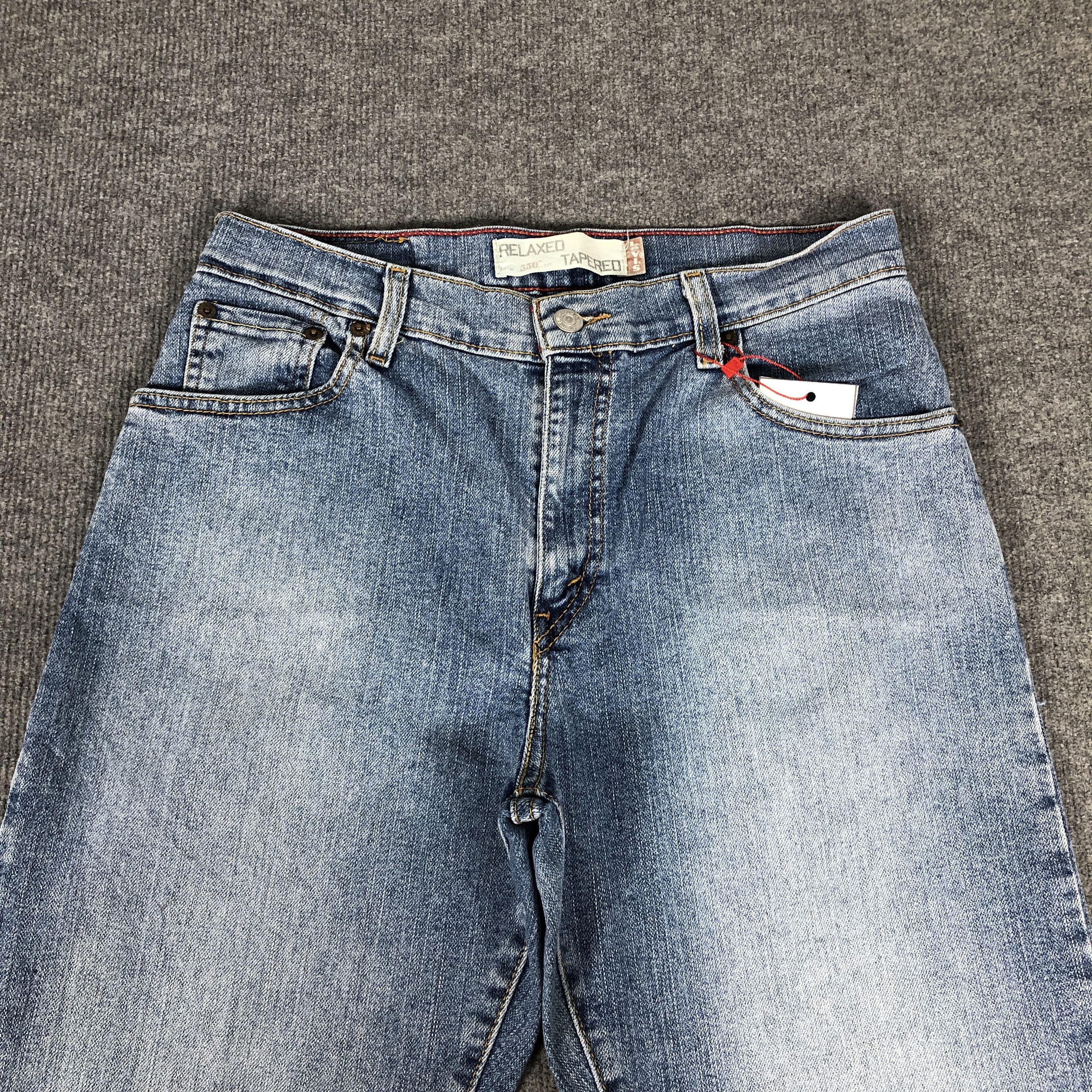 Levi's Levi's Lot 550 Relaxed Tapered Faded Blue Jean Size US 31 - 3 Thumbnail