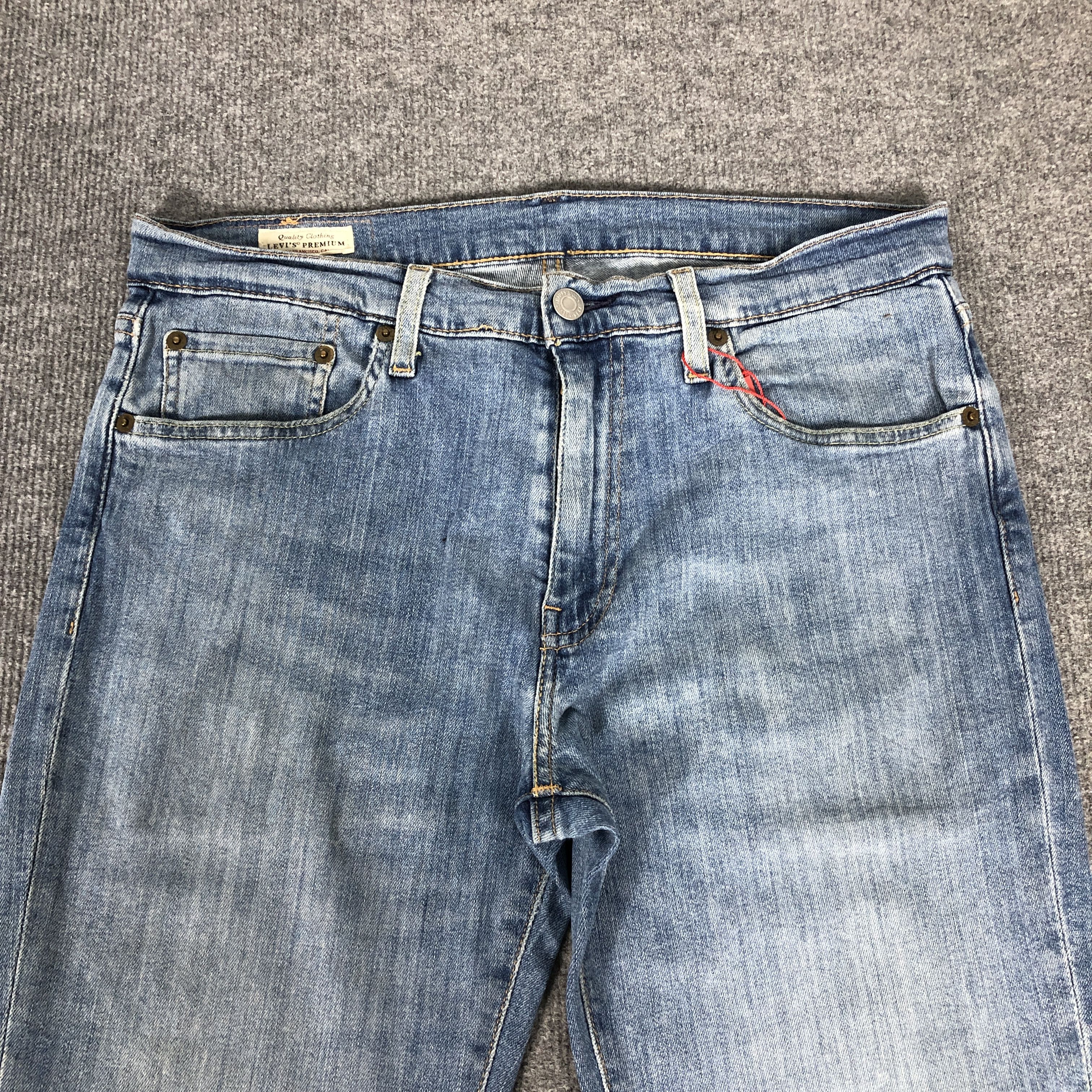 Levi's × Vintage Levi's Lot 511 Slim Fit Big E Faded Blue Denim Jean Size US 32 / EU 48 - 2 Thumbnail