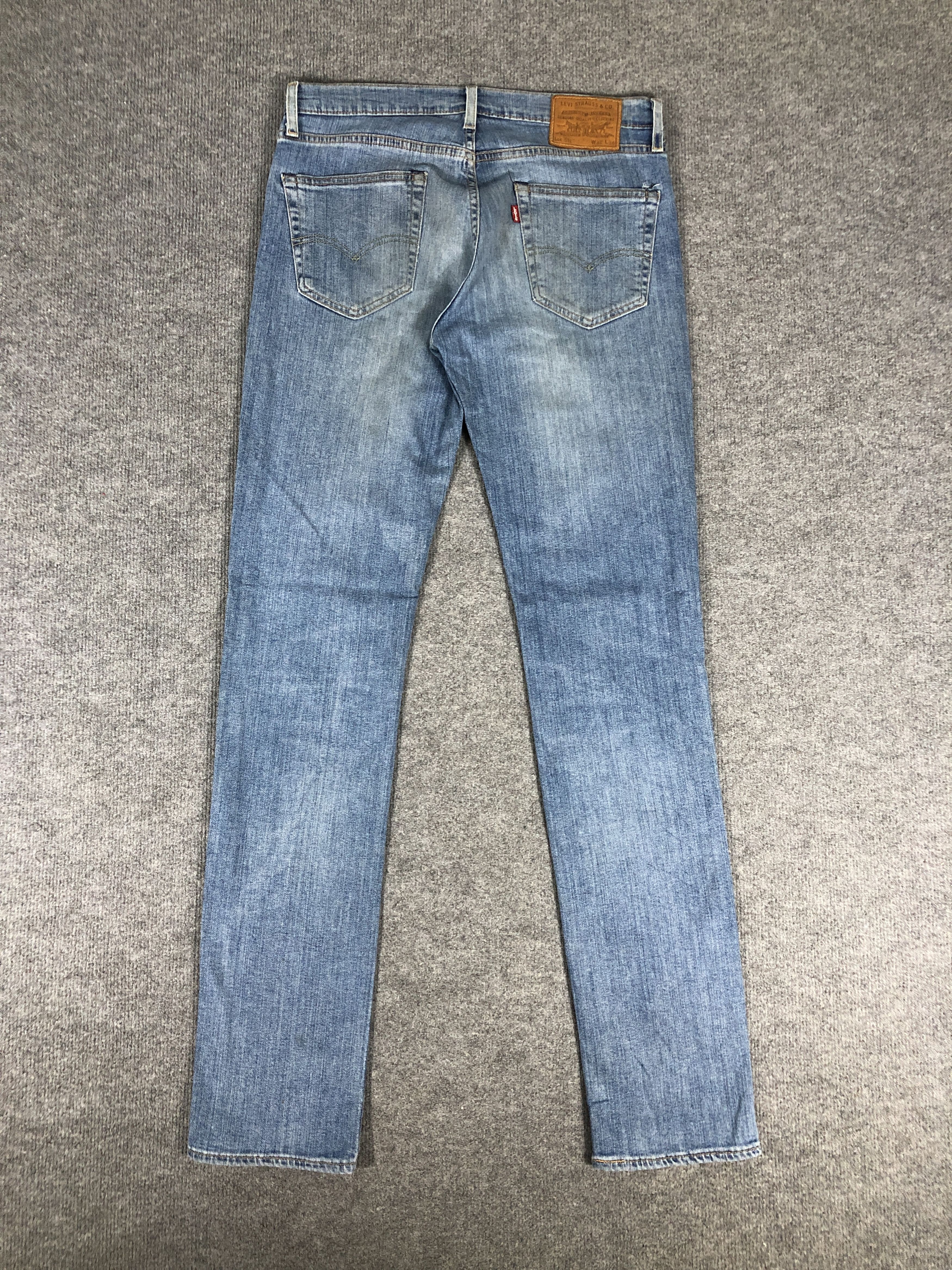 Levi's × Vintage Levi's Lot 511 Slim Fit Big E Faded Blue Denim Jean Size US 32 / EU 48 - 9 Thumbnail