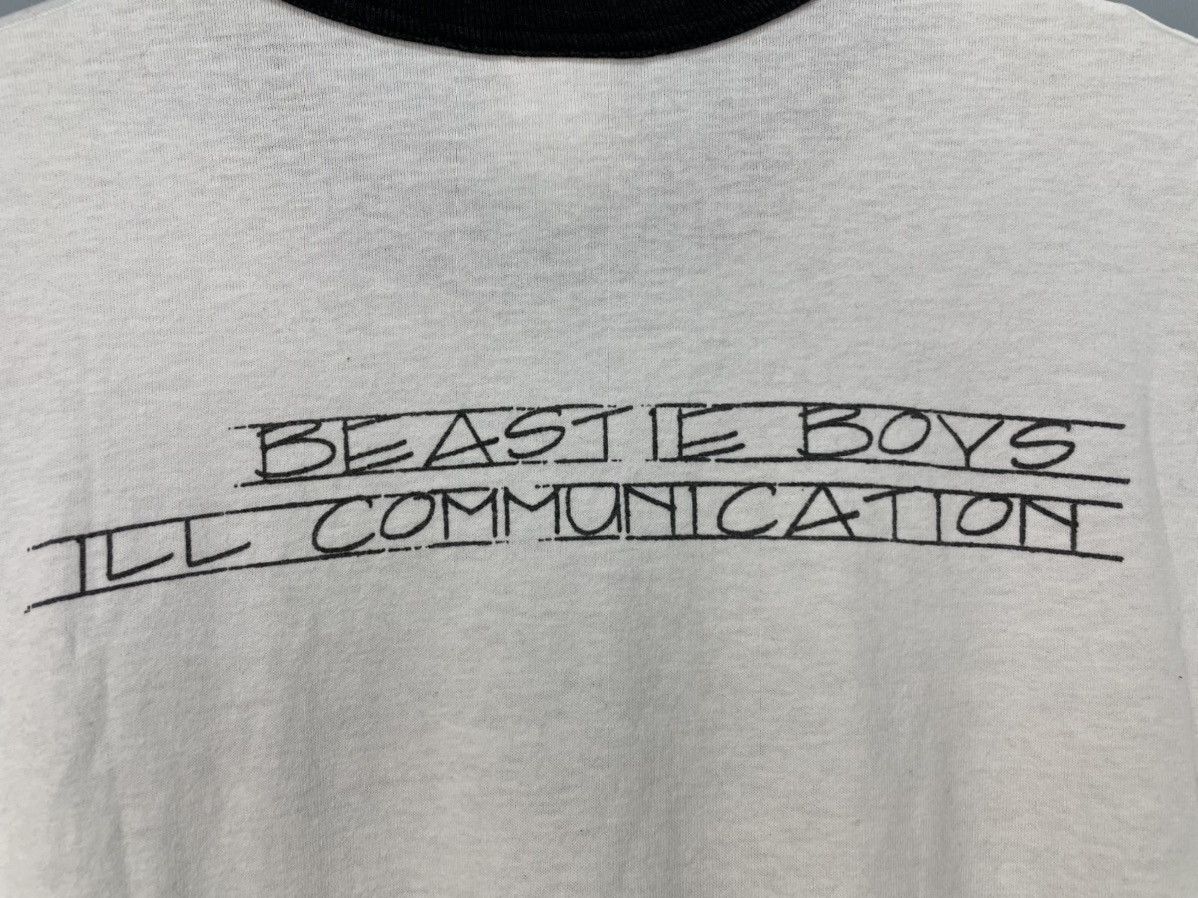 Band Tees Vintage 90s Beastie Boys Ill Communication ringer shirt Size US XL / EU 56 / 4 - 5 Thumbnail