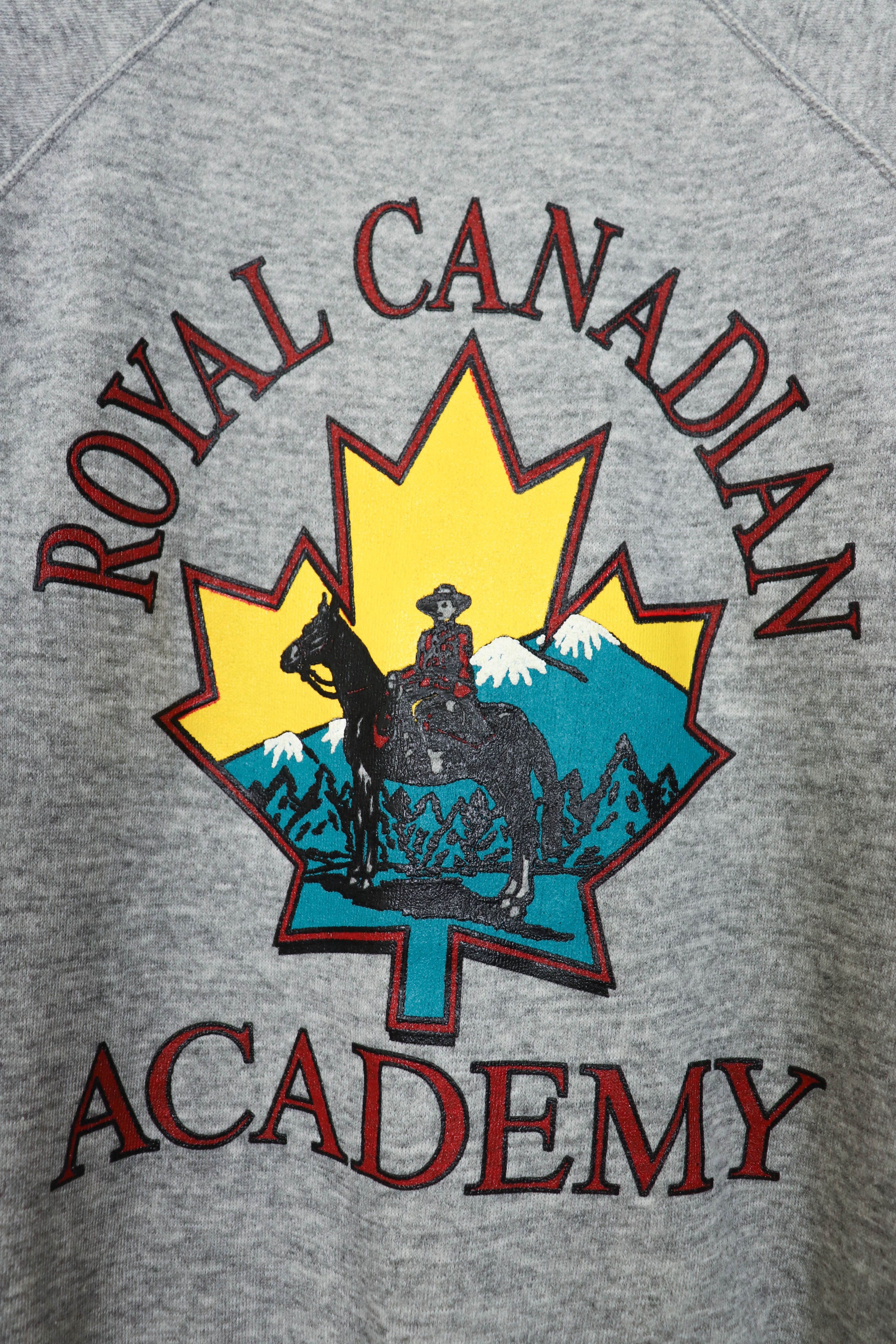 Vintage Royal Canadian Academy Vintage 90s Graphics Sweatshirt Size US S / EU 44-46 / 1 - 4 Thumbnail